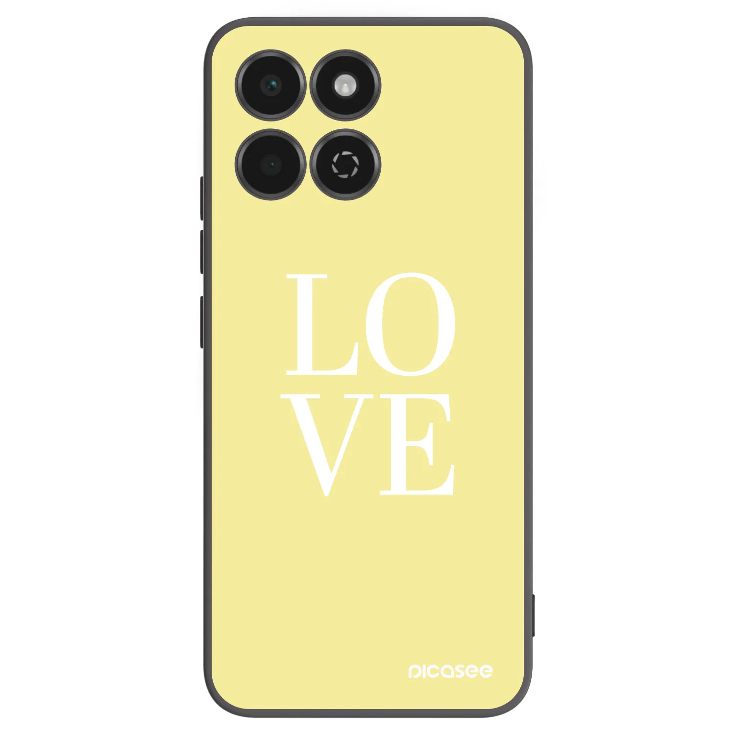 Picasee husă neagră din silicon pentru Honor 200 Smart 5G - Love