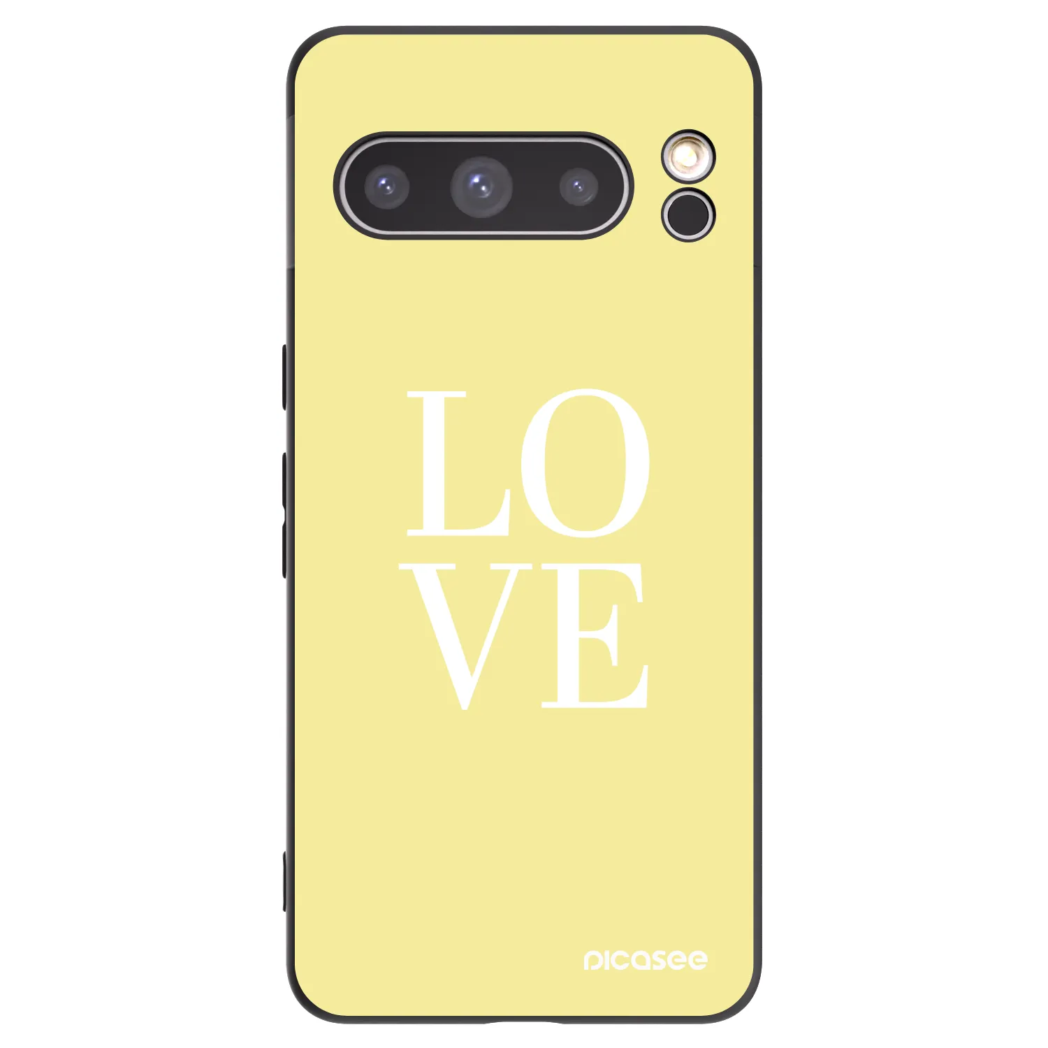 Picasee husă neagră din silicon pentru Google Pixel 8 Pro - Love