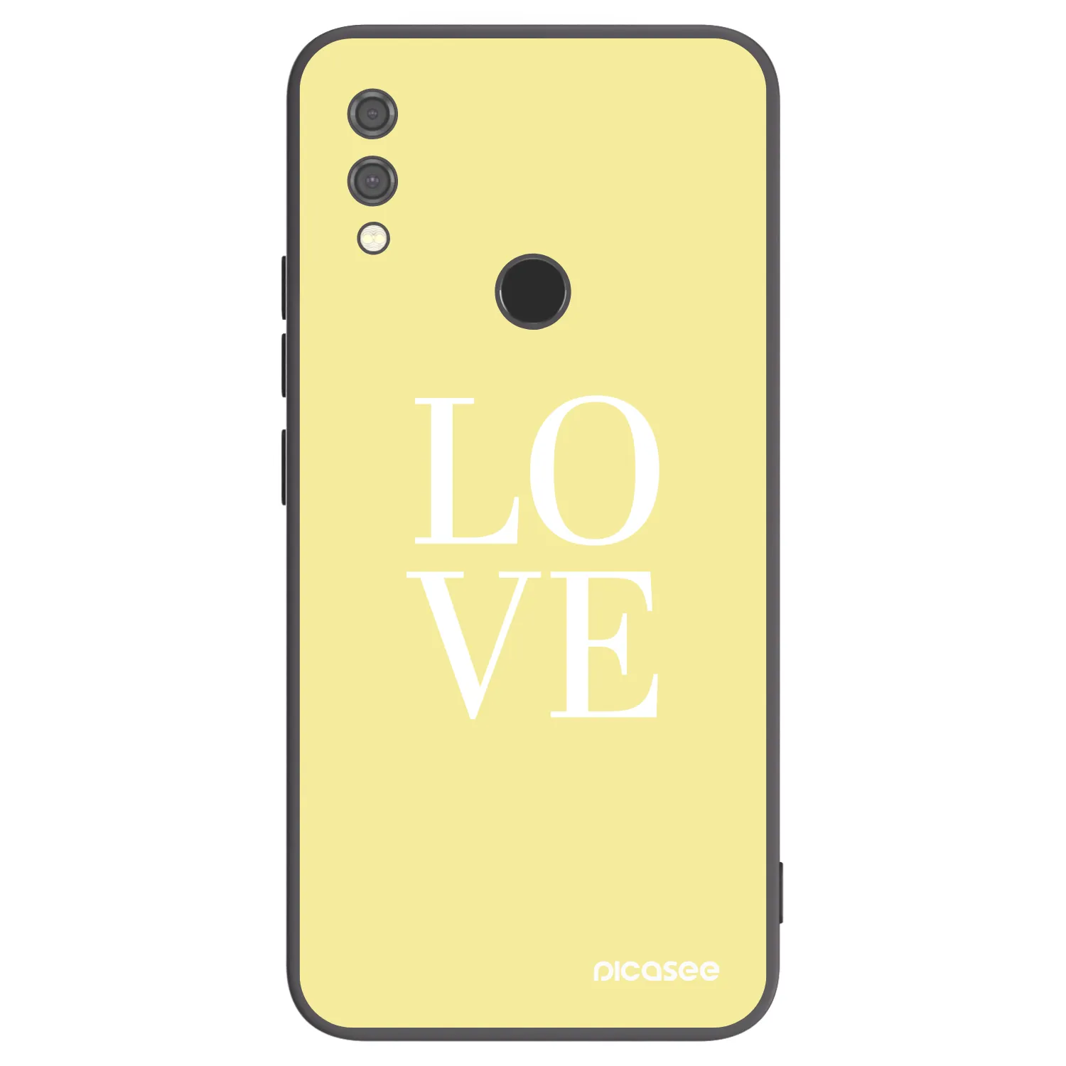 Picasee husă neagră din silicon pentru Xiaomi Redmi Note 7 - Love
