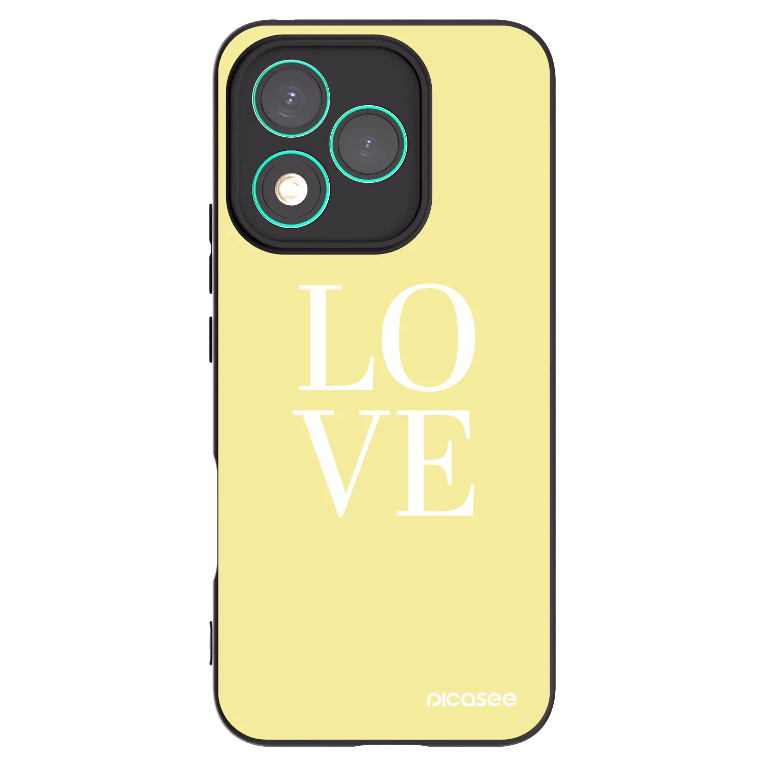 Picasee husă neagră din silicon pentru Honor 400 Lite 5G - Love