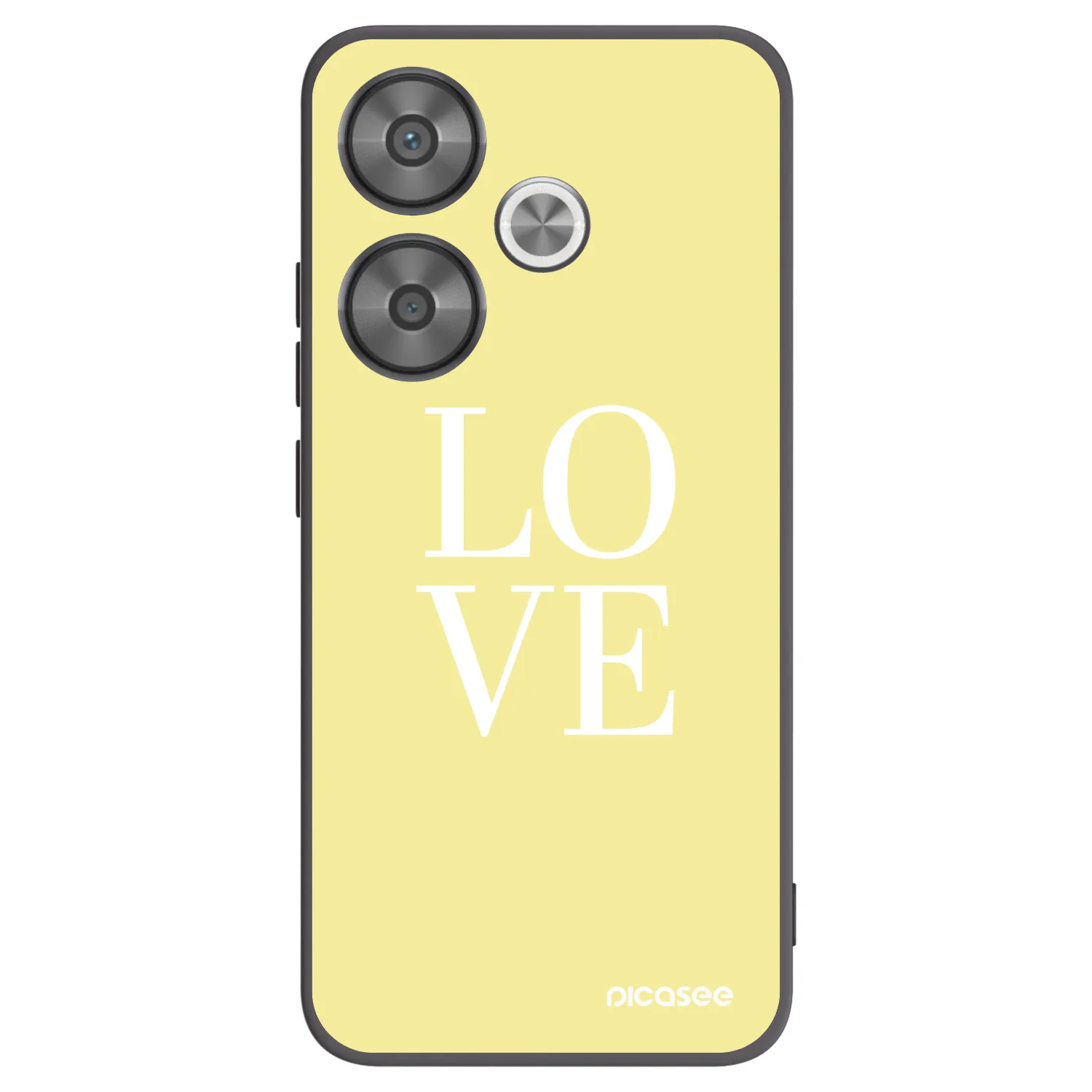 Picasee husă neagră din silicon pentru Xiaomi Poco F6 - Love