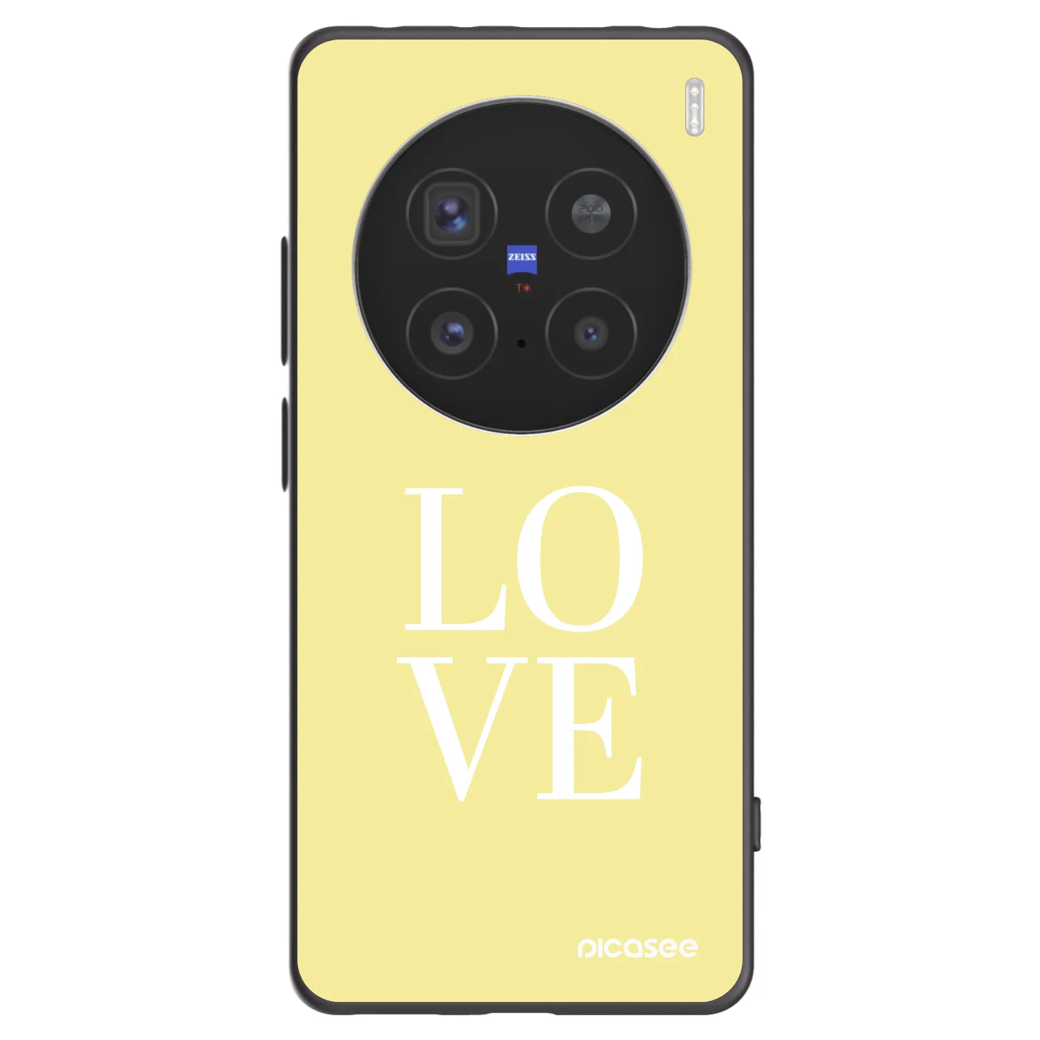 Picasee husă neagră din silicon pentru Vivo X200 Pro - Love
