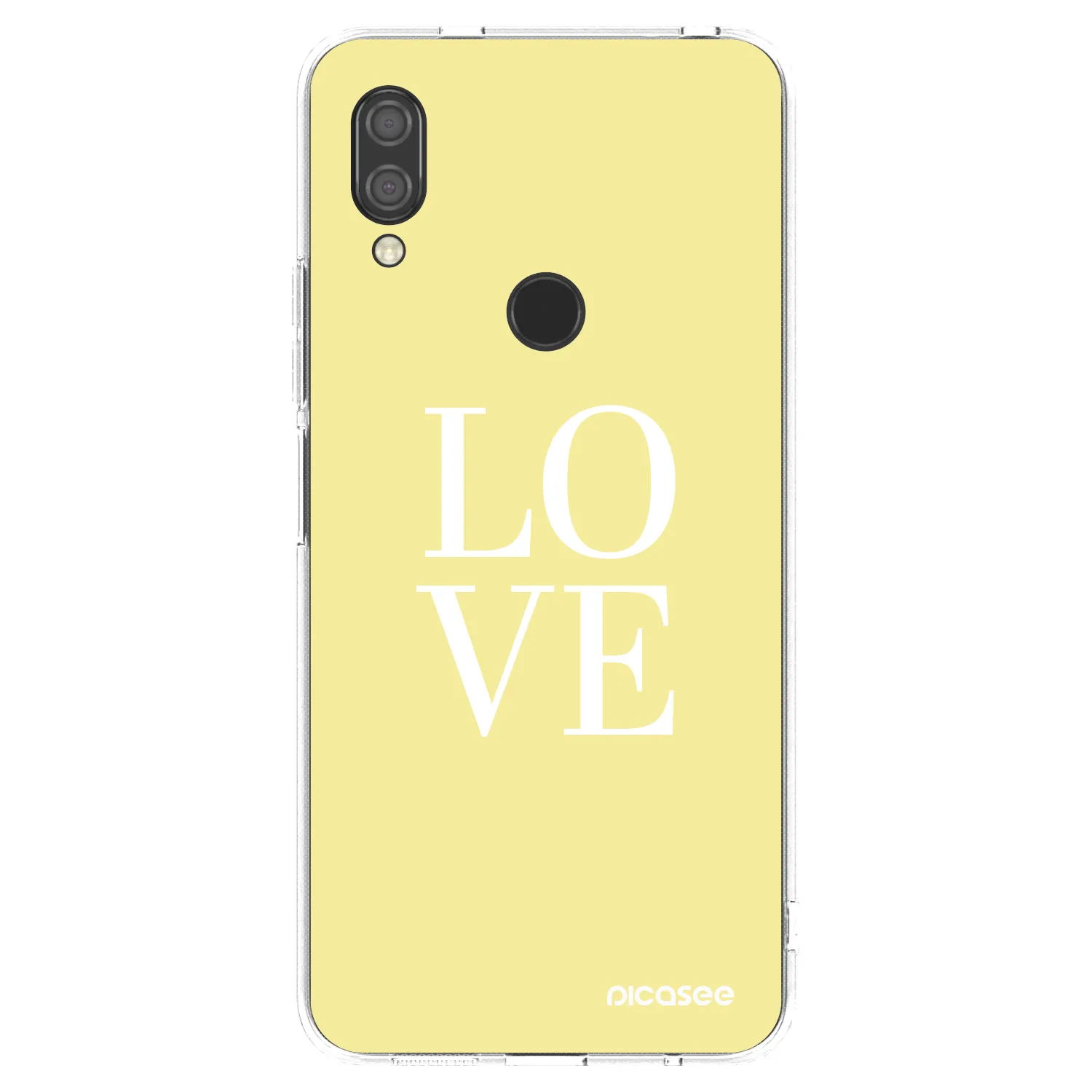 Picasee husă transparentă din silicon pentru Xiaomi Redmi 7 - Love