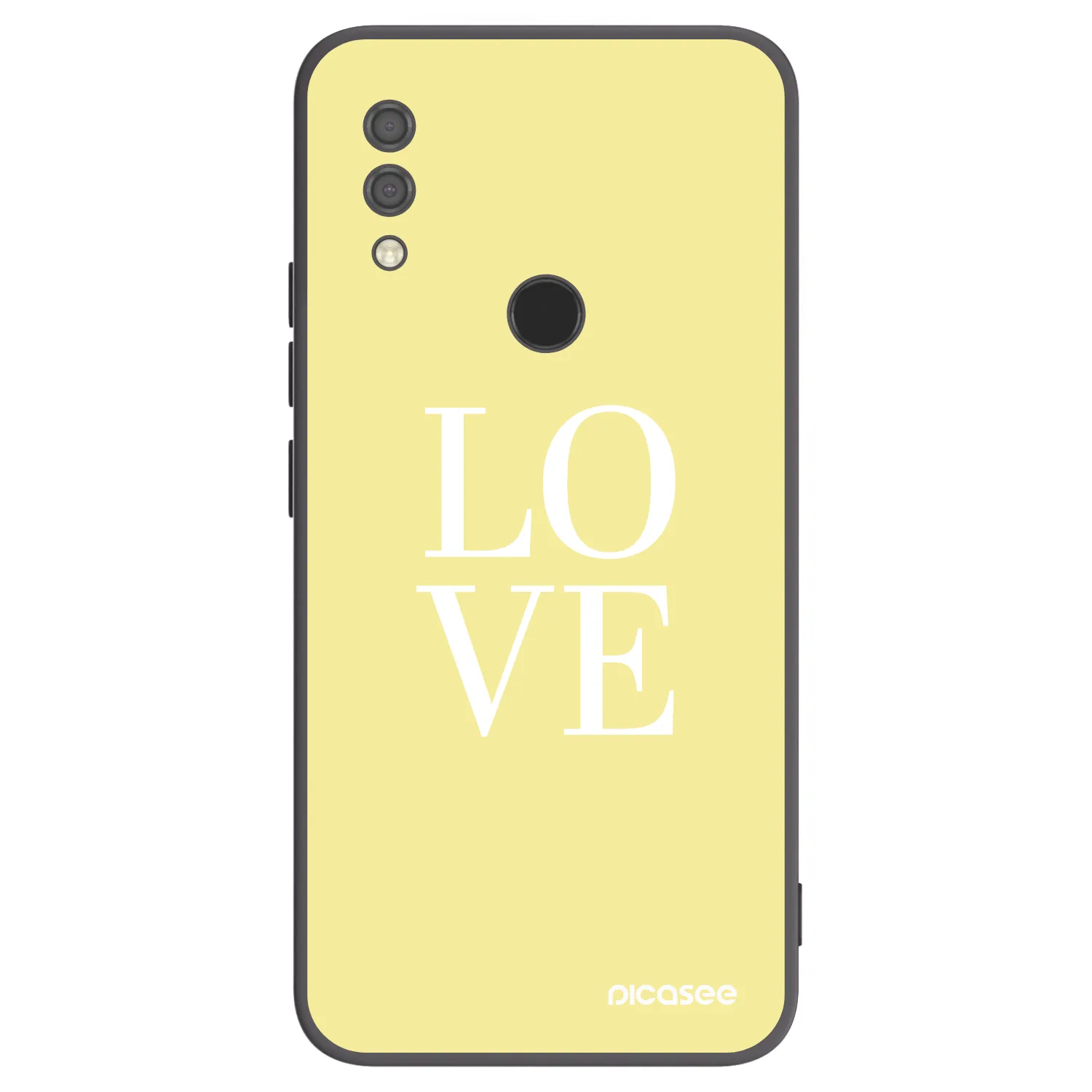 Picasee husă neagră din silicon pentru Xiaomi Redmi 7 - Love