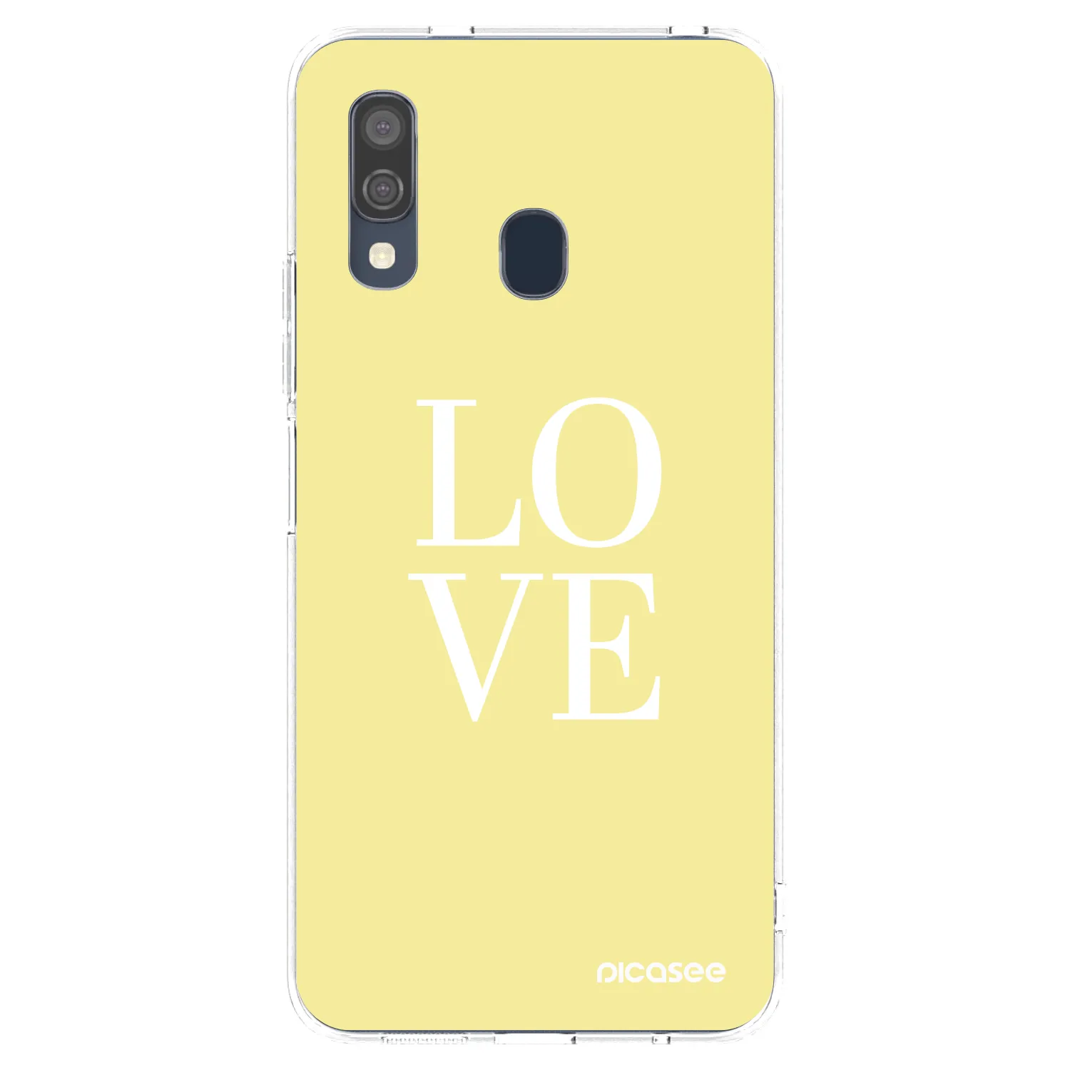 Picasee husă transparentă din silicon pentru Samsung Galaxy A40 A405F - Love