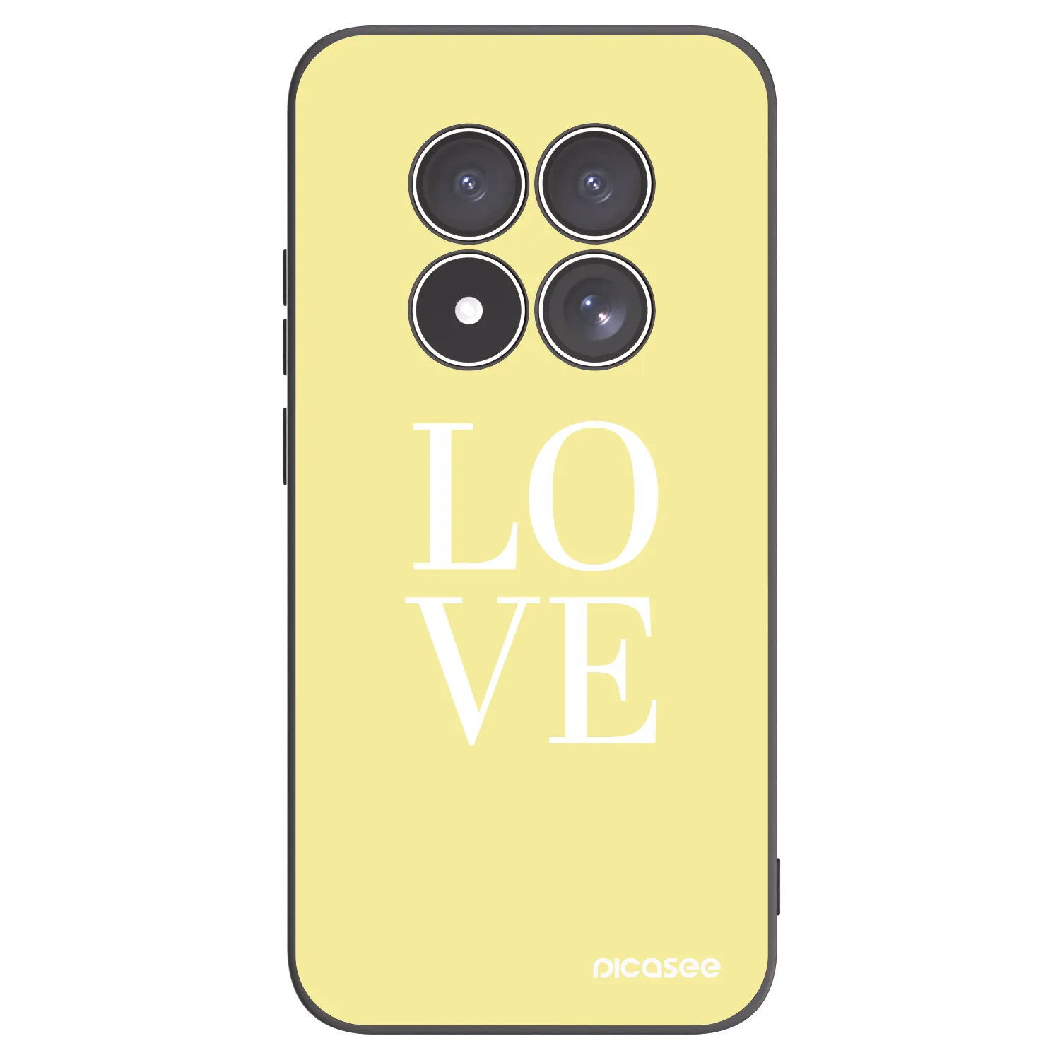 Picasee husă neagră din silicon pentru Xiaomi Redmi Note 15 Pro 4G - Love