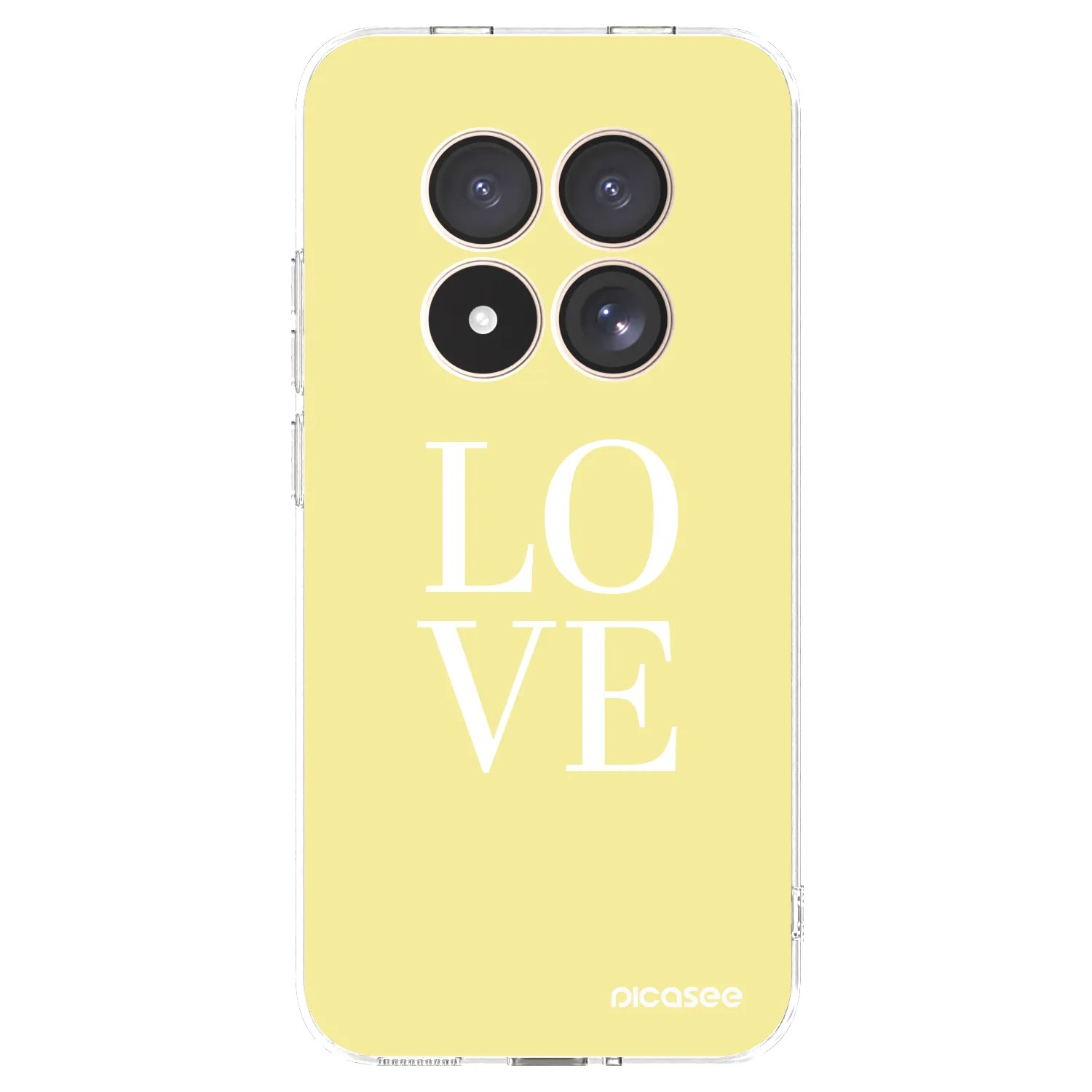 Picasee husă transparentă din silicon pentru Xiaomi Redmi Note 15 Pro 4G - Love