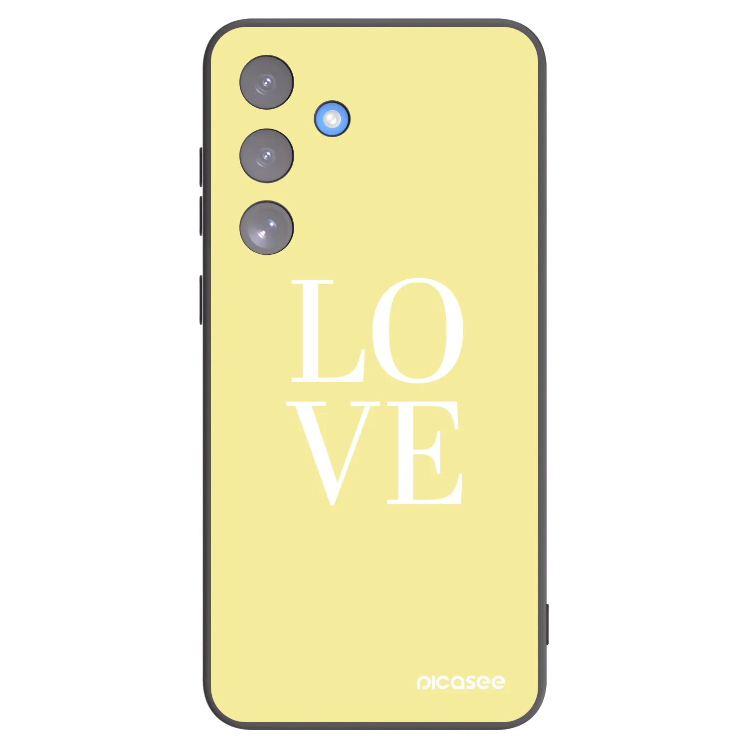 Picasee husă neagră din silicon pentru Samsung Galaxy S25 FE 5G - Love