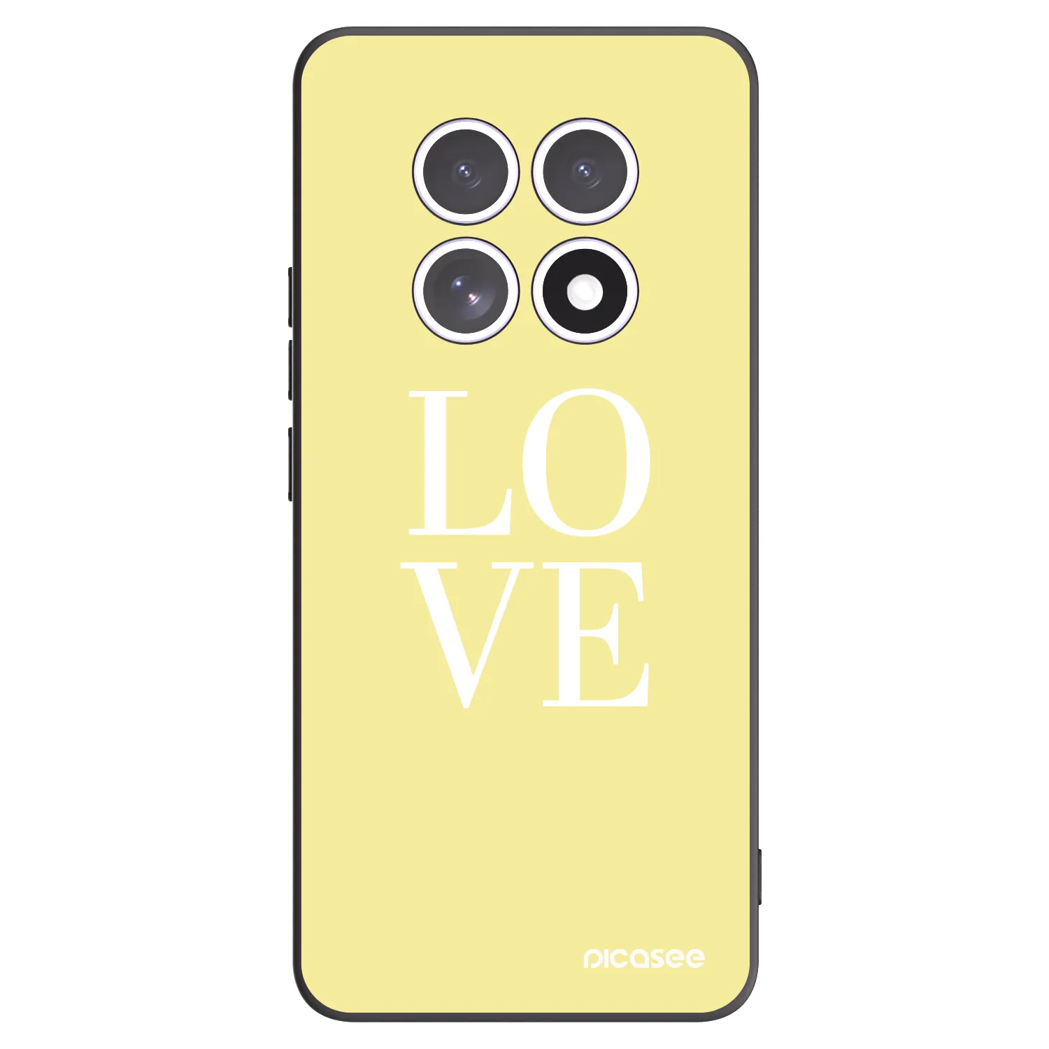 Picasee husă neagră din silicon pentru Xiaomi Redmi Note 15 - Love