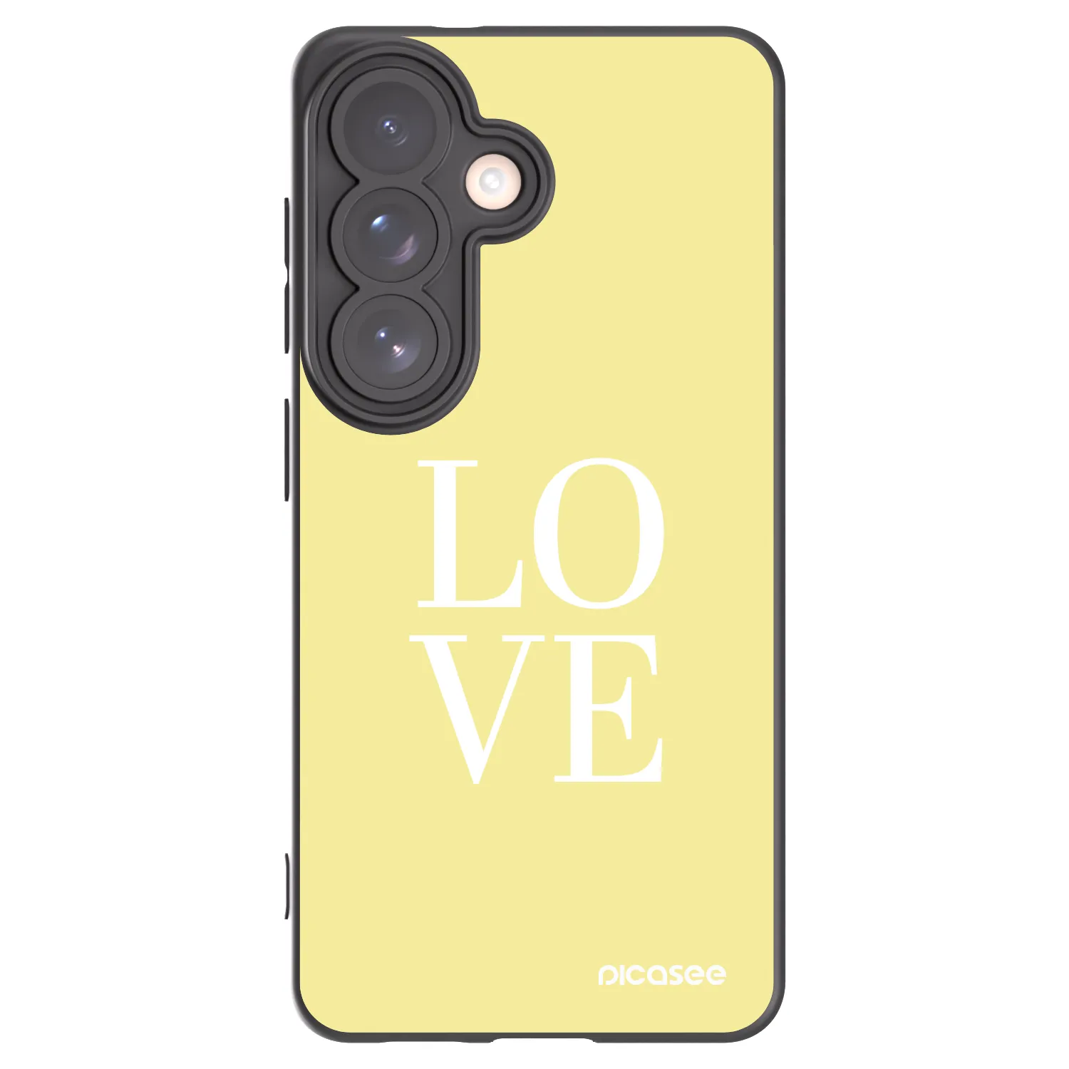 Picasee husă neagră din silicon pentru Samsung Galaxy S26 - Love