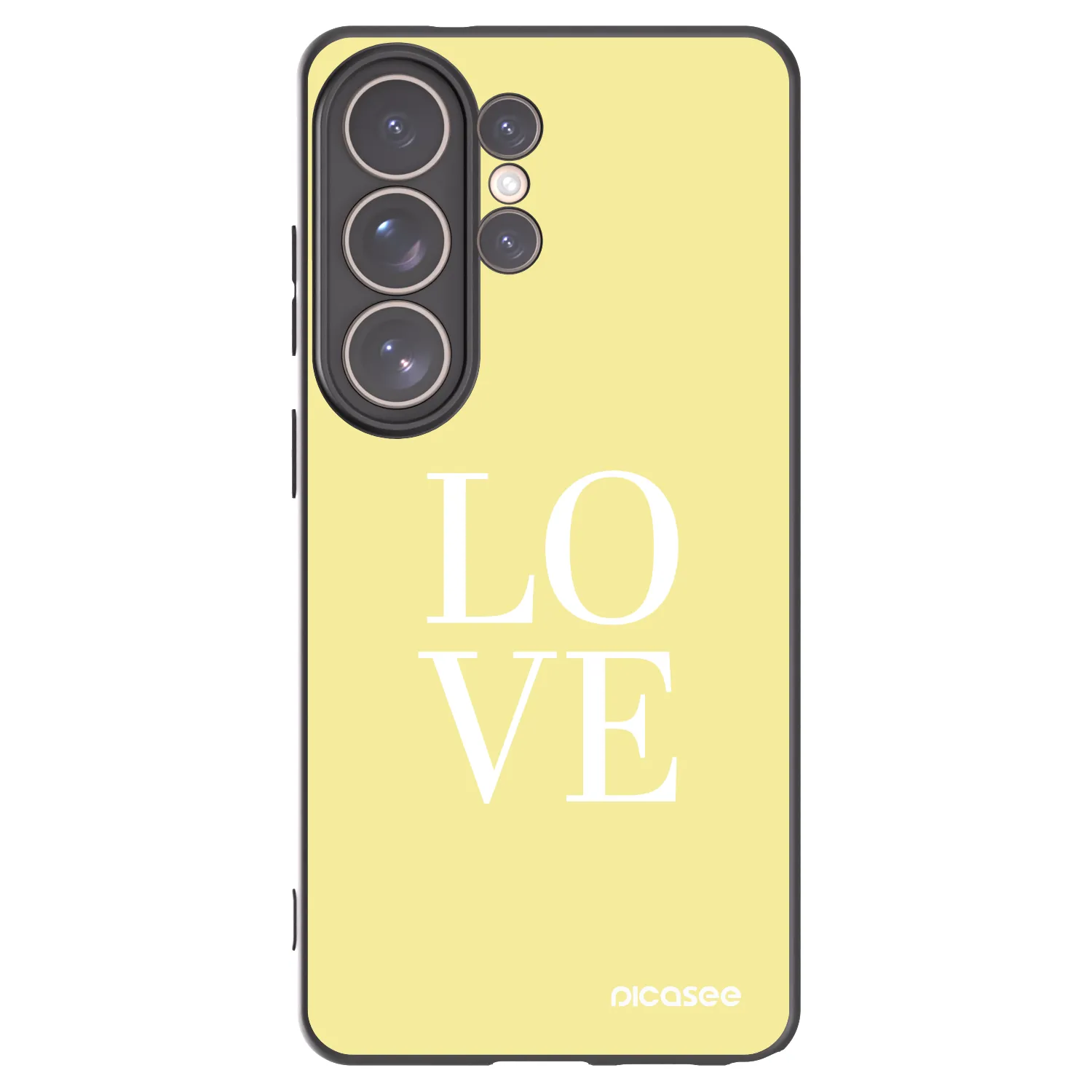 Picasee husă neagră din silicon pentru Samsung Galaxy S26 Ultra - Love