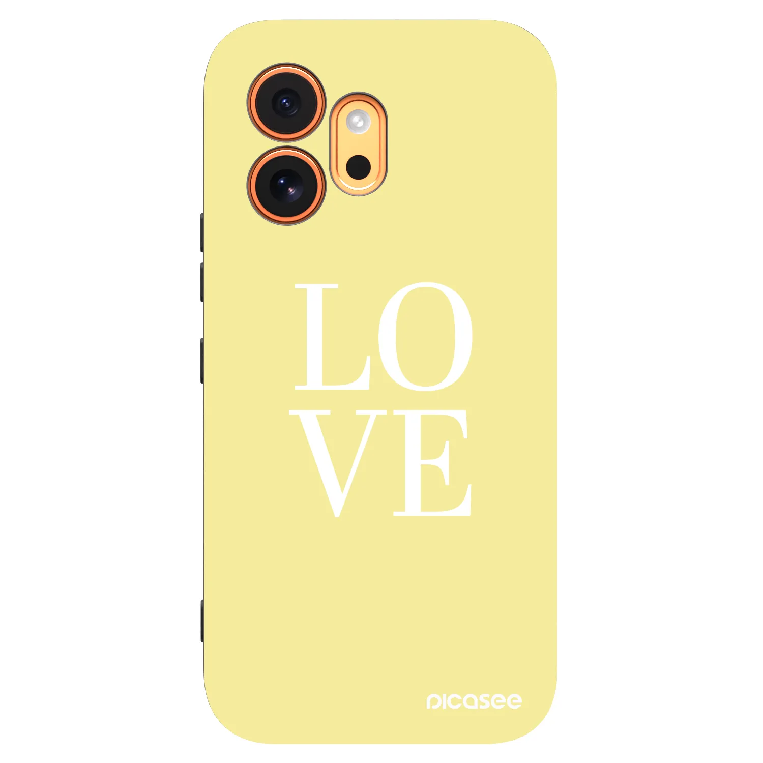 Picasee husă neagră din silicon pentru Honor 600 - Love