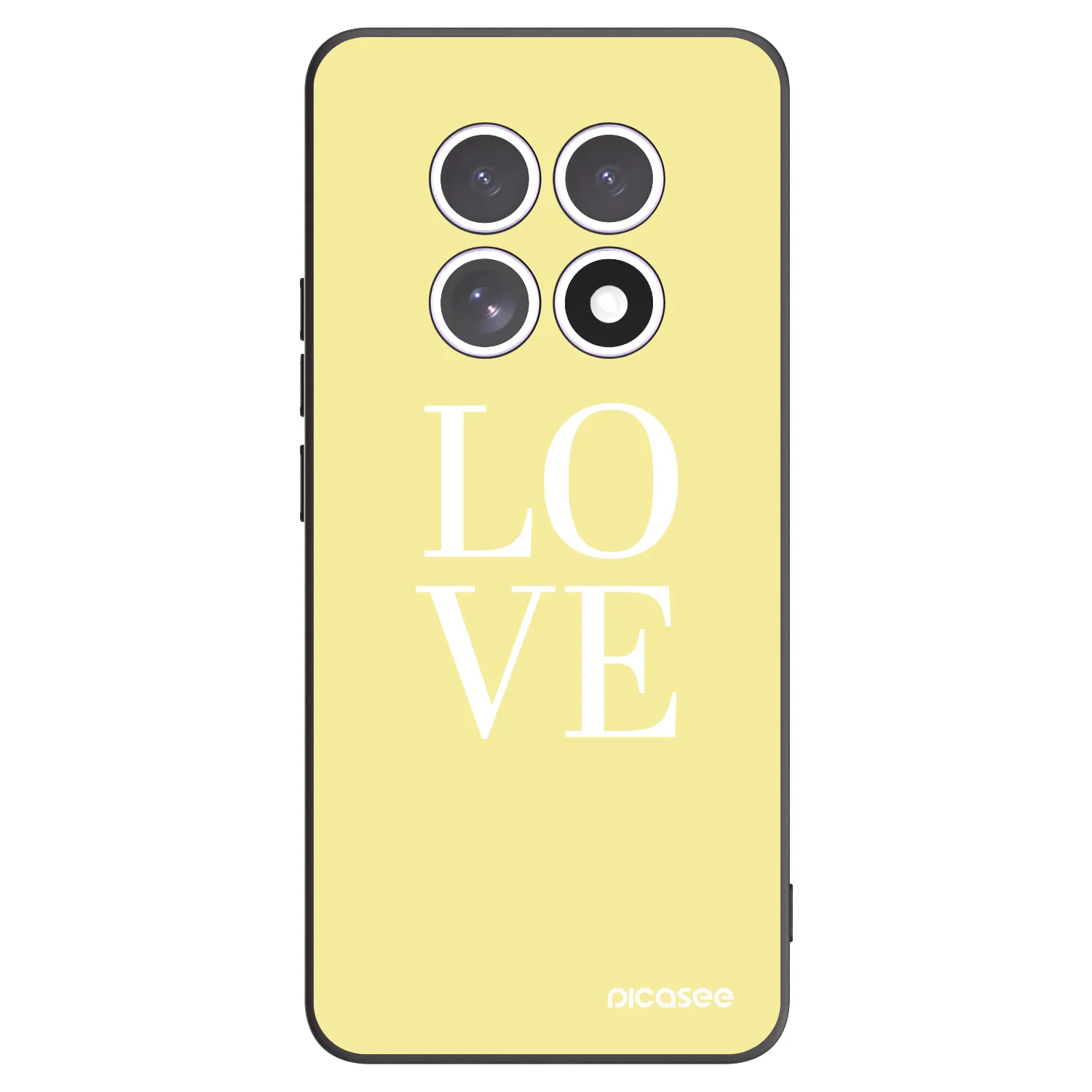 Picasee husă neagră din silicon pentru Xiaomi Redmi Note 15 5G - Love