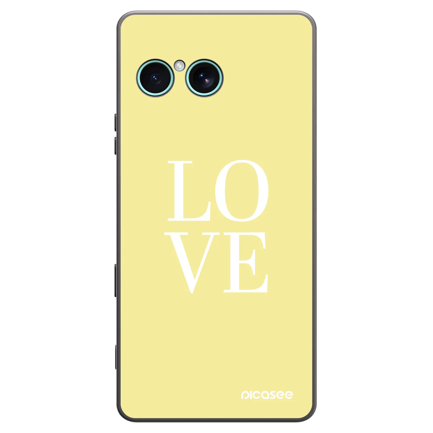 Picasee husă neagră din silicon pentru Sony Xperia 10 VII - Love