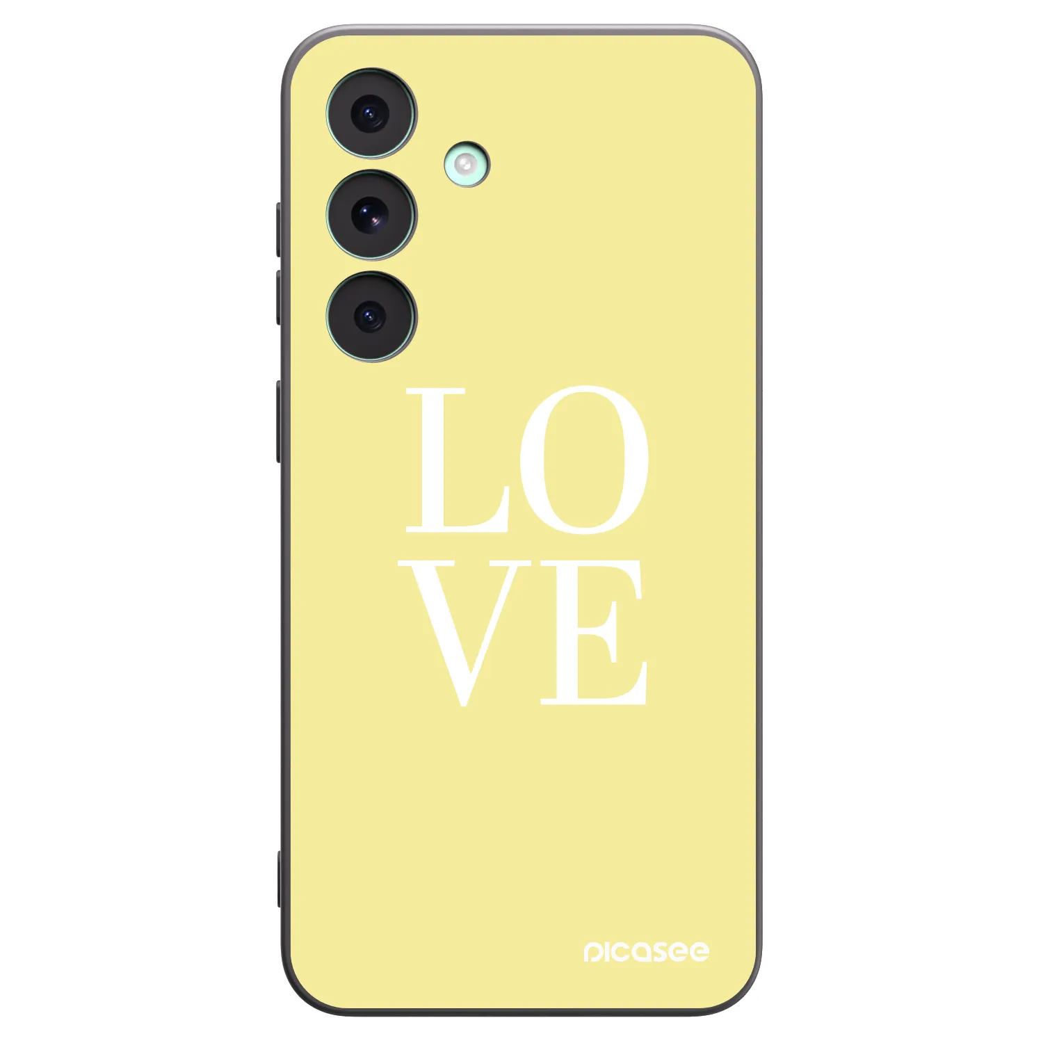 Picasee husă neagră din silicon pentru Samsung Galaxy S26 FE - Love
