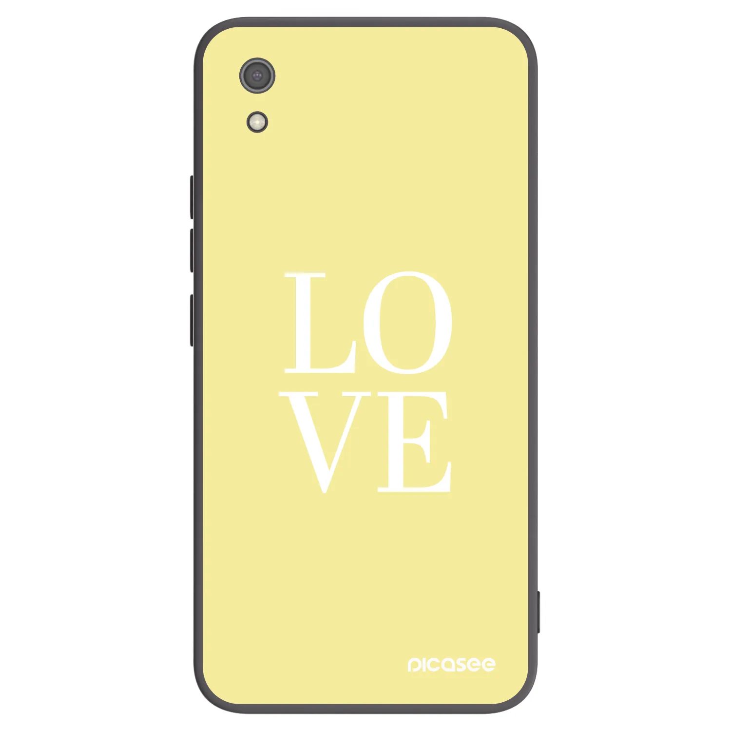 Picasee husă neagră din silicon pentru Xiaomi Redmi 7A - Love