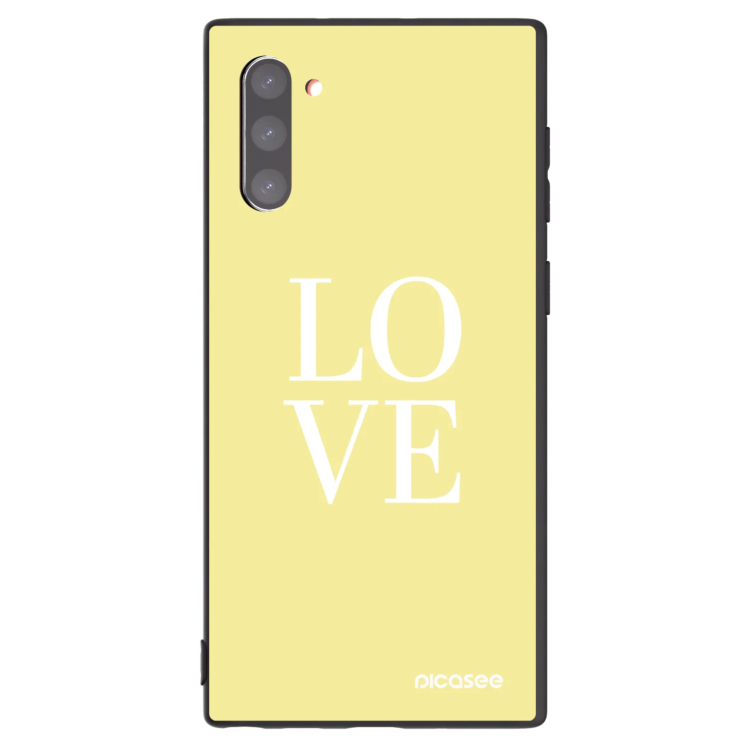 Picasee husă neagră din silicon pentru Samsung Galaxy Note 10 N970F - Love