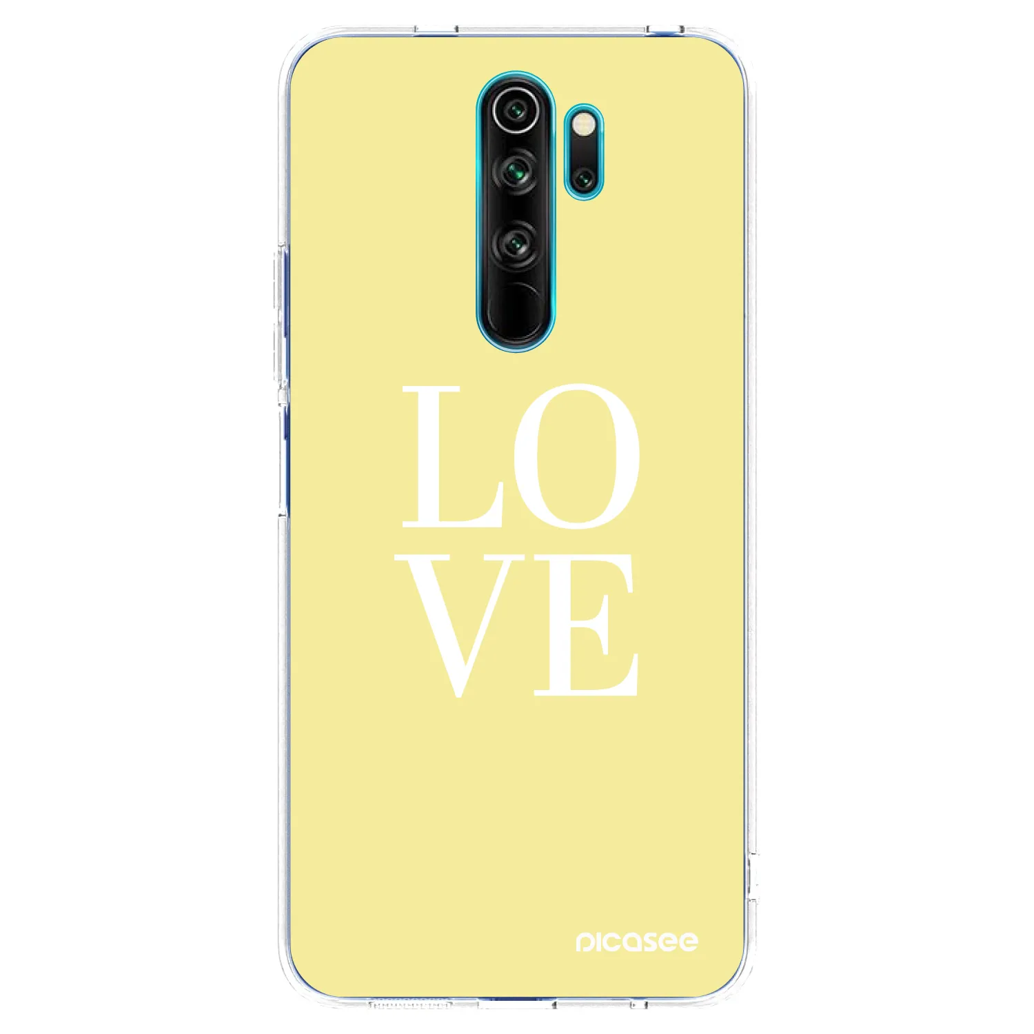 Picasee husă transparentă din silicon pentru Xiaomi Redmi Note 8 Pro - Love