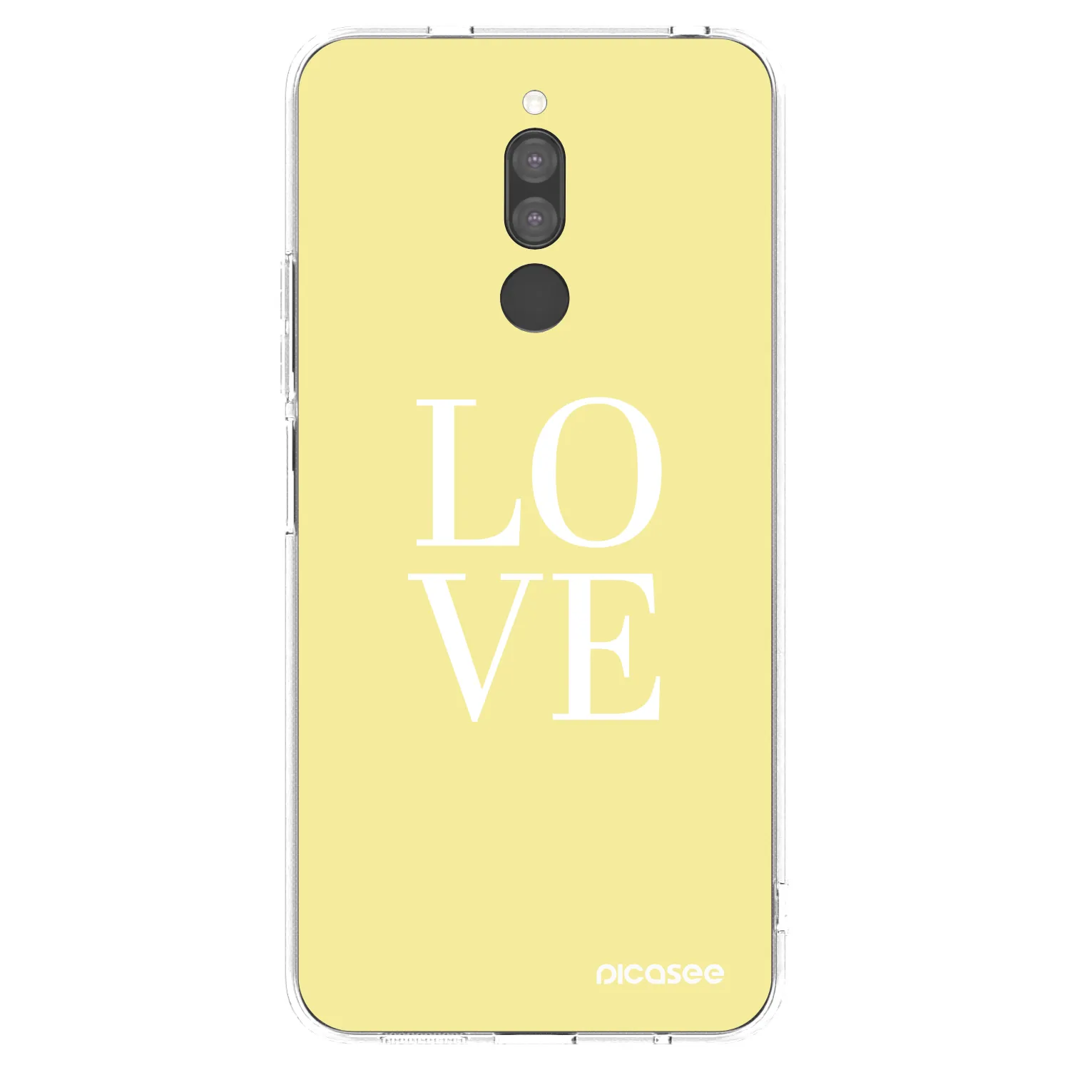 Picasee husă transparentă din silicon pentru Xiaomi Redmi 8 - Love