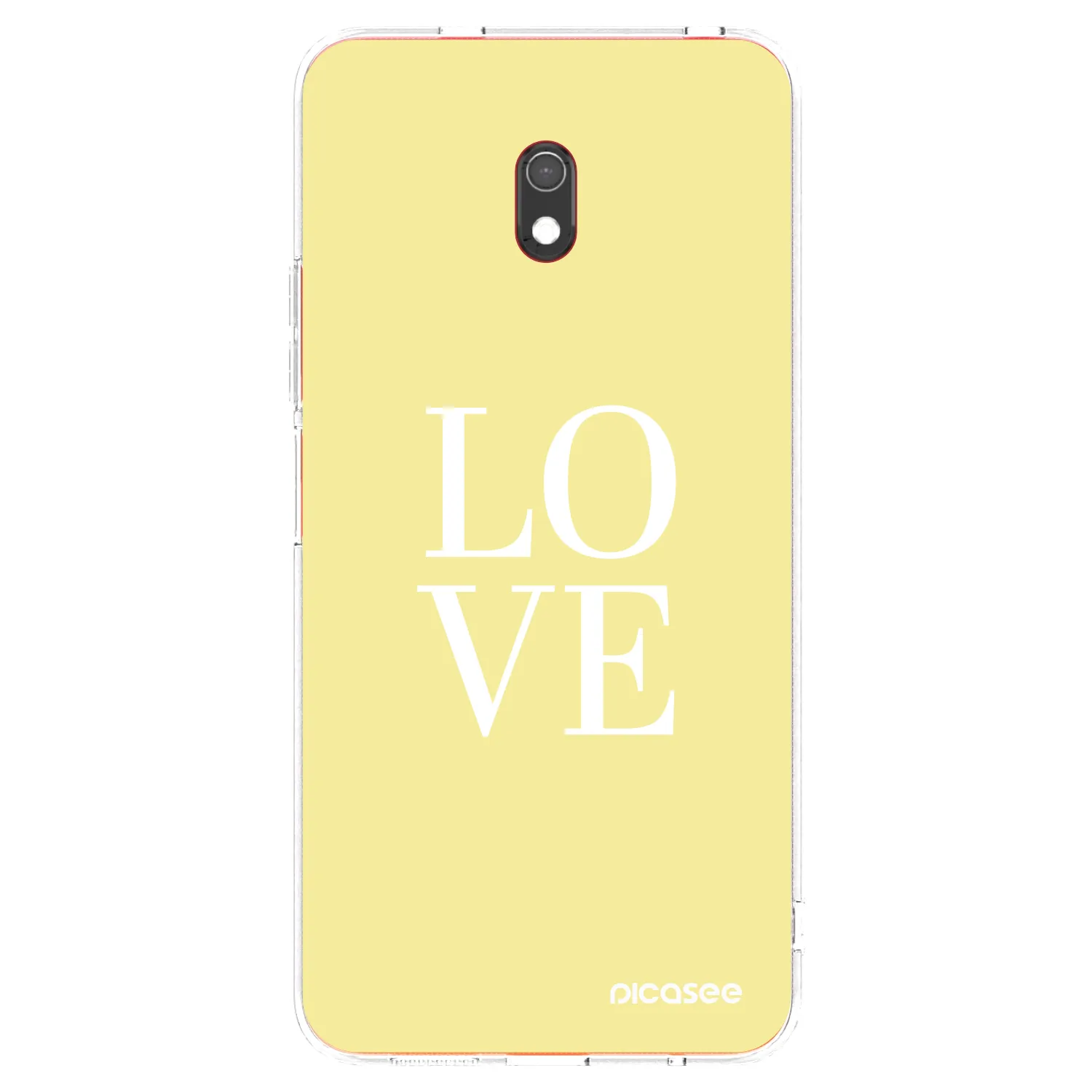 Picasee husă transparentă din silicon pentru Xiaomi Redmi 8A - Love