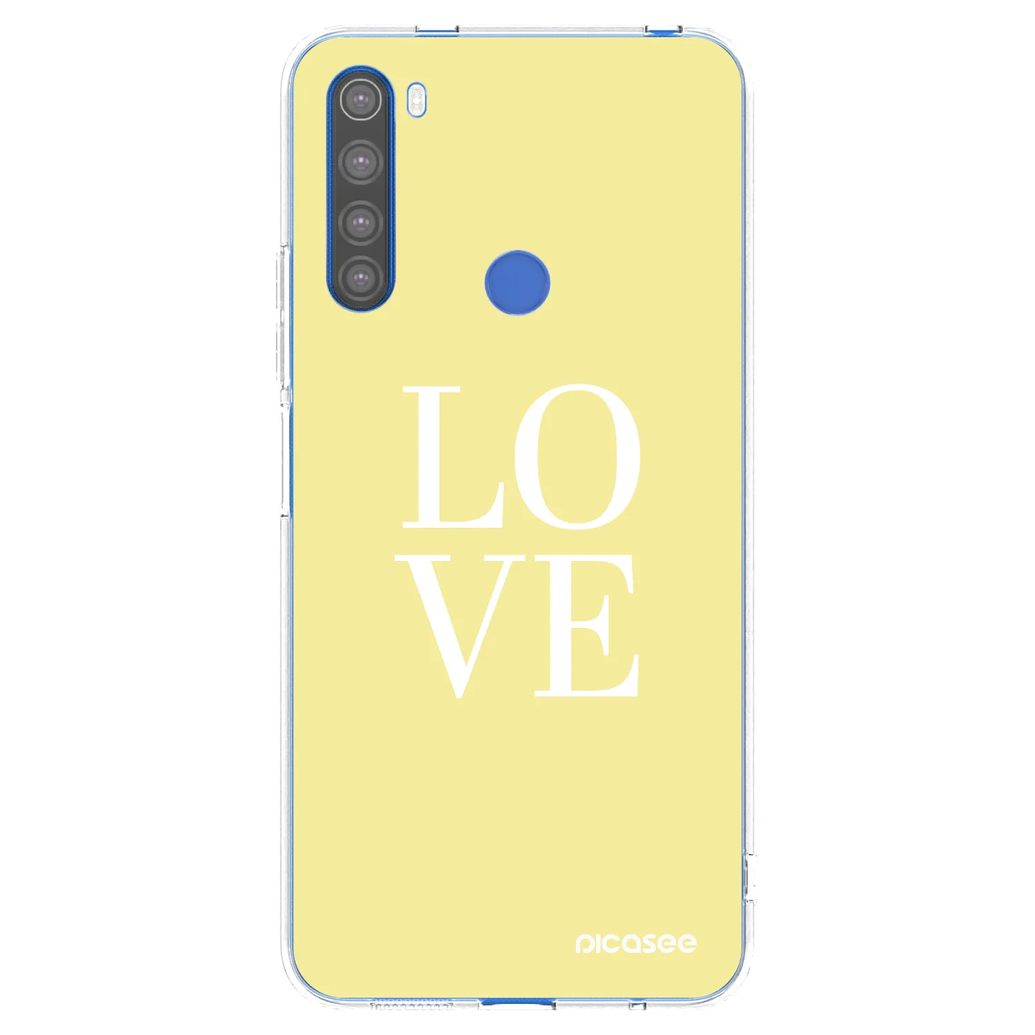 Picasee husă transparentă din silicon pentru Xiaomi Redmi Note 8T - Love