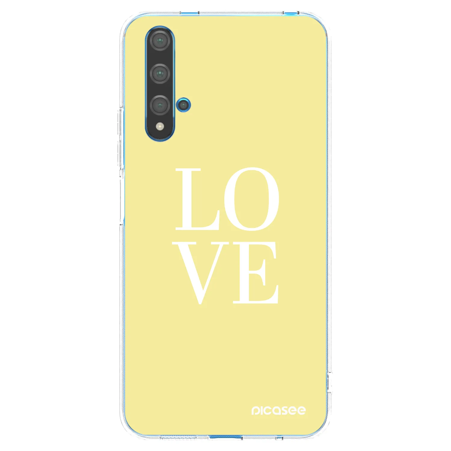 Picasee husă transparentă din silicon pentru Huawei Nova 5T - Love