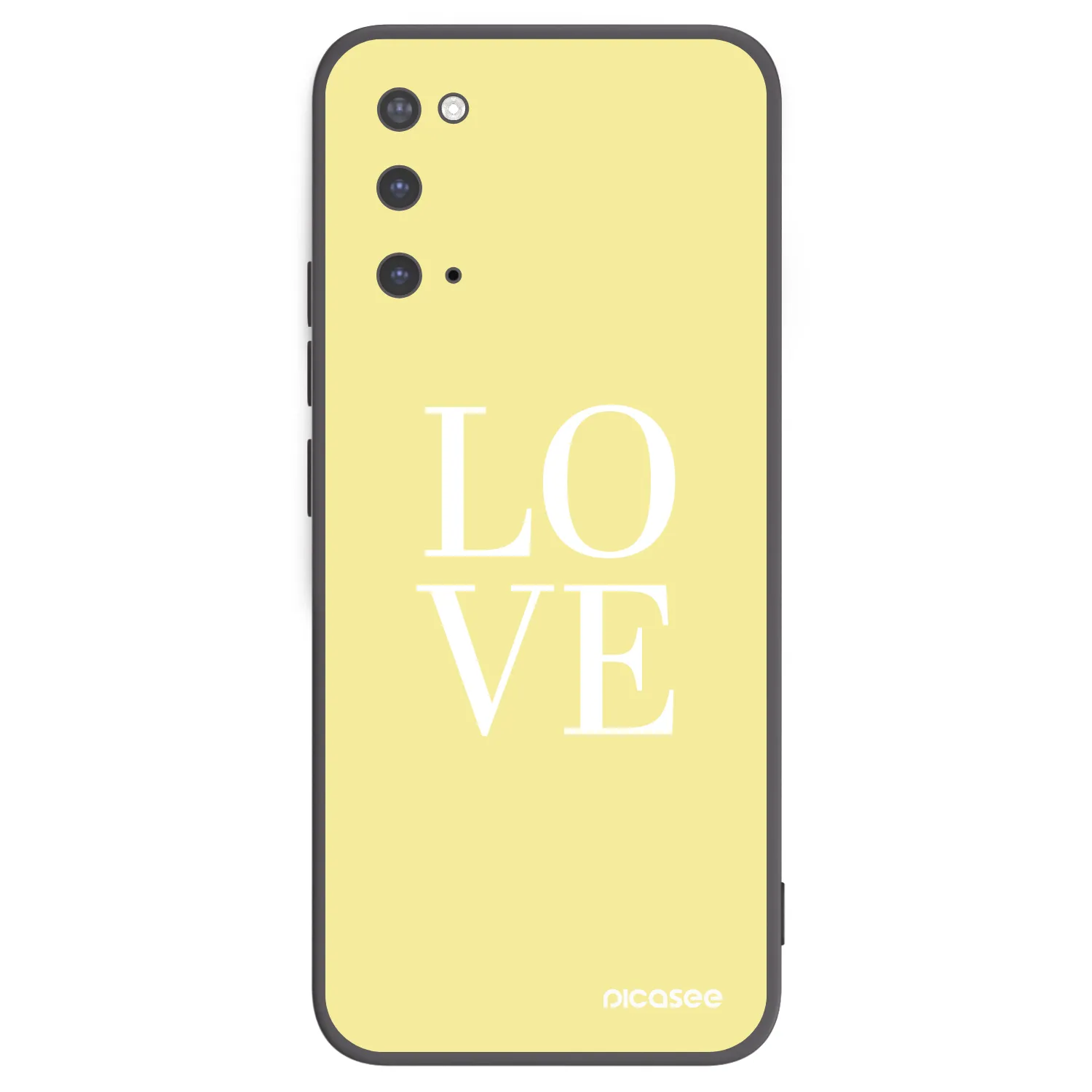 Picasee husă neagră din silicon pentru Samsung Galaxy S20 G980F - Love