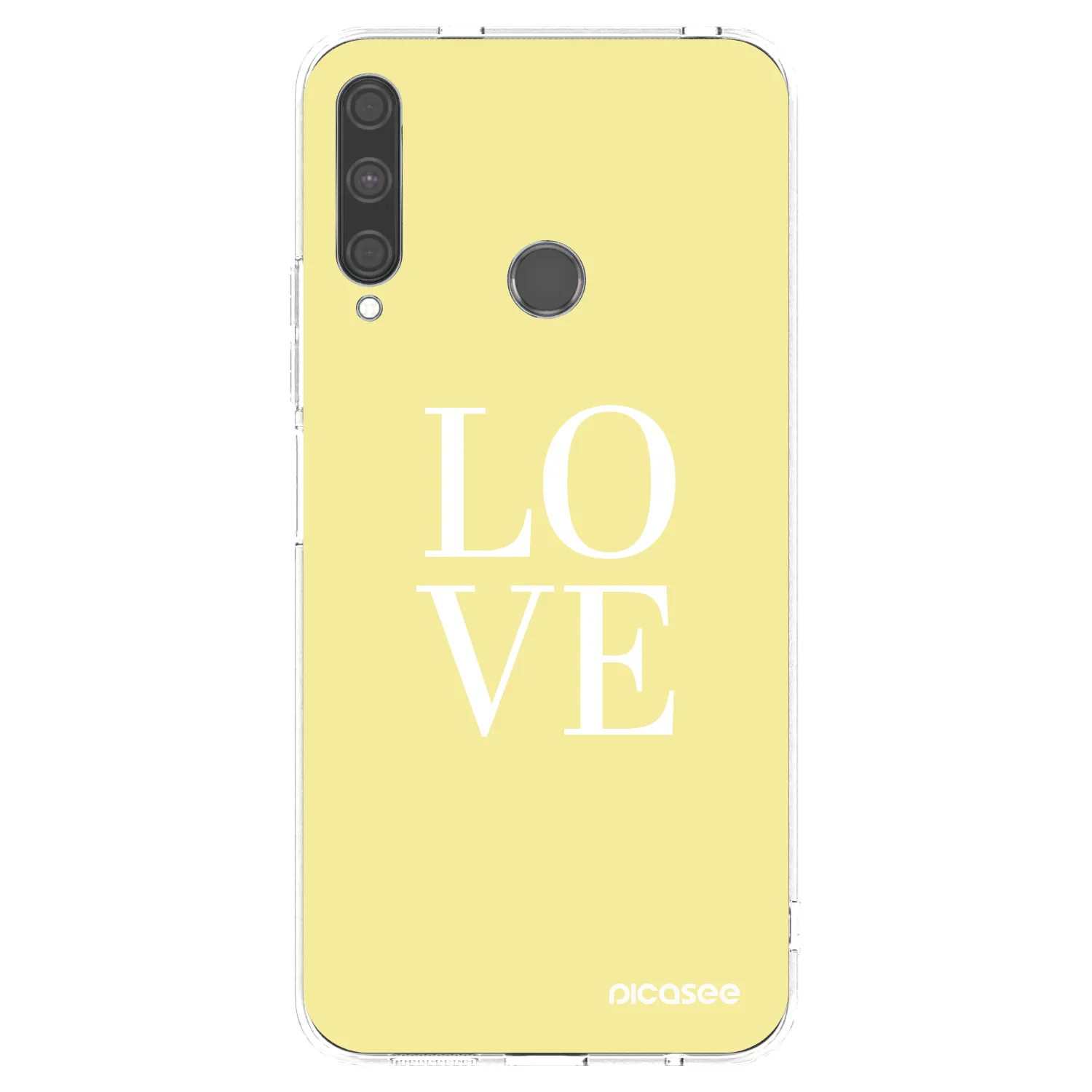 Picasee husă transparentă din silicon pentru Huawei P40 Lite E - Love