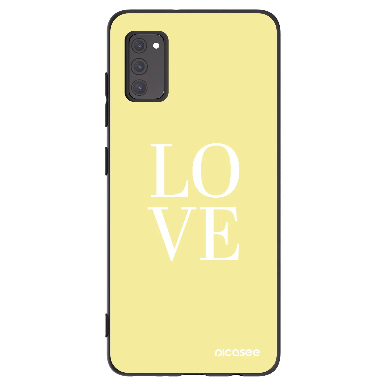 Picasee husă neagră din silicon pentru Samsung Galaxy A41 A415F - Love