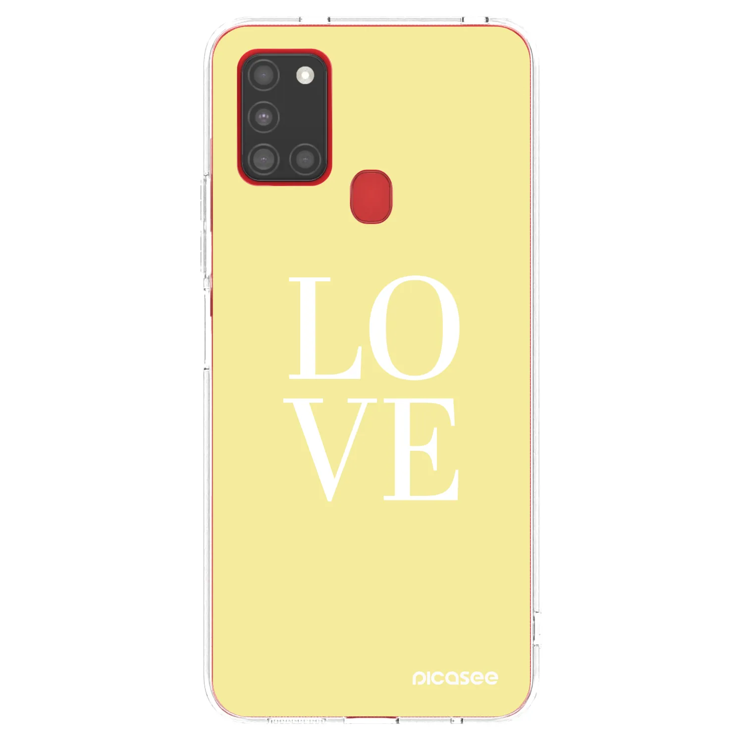 Picasee husă transparentă din silicon pentru Samsung Galaxy A21s - Love