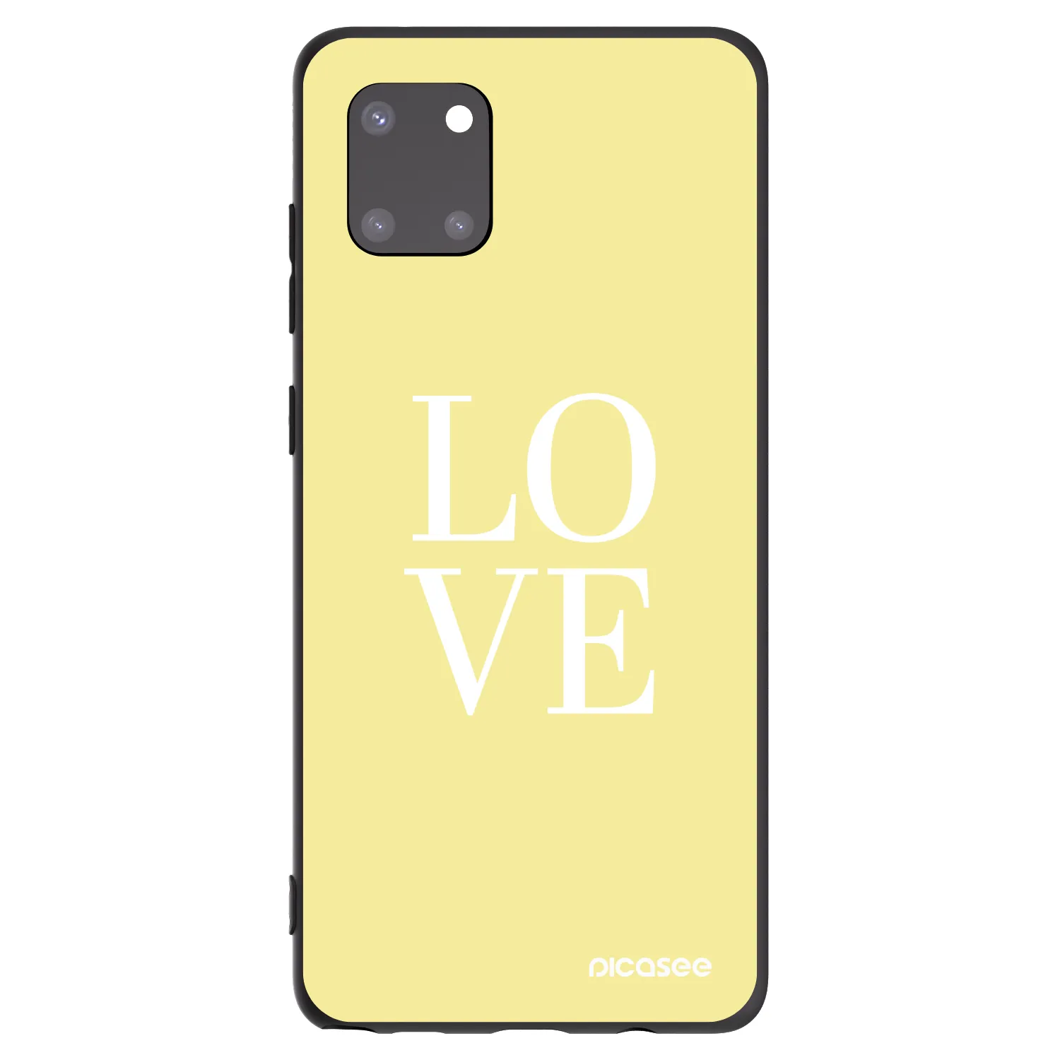 Picasee husă neagră din silicon pentru Samsung Galaxy Note 10 Lite N770F - Love