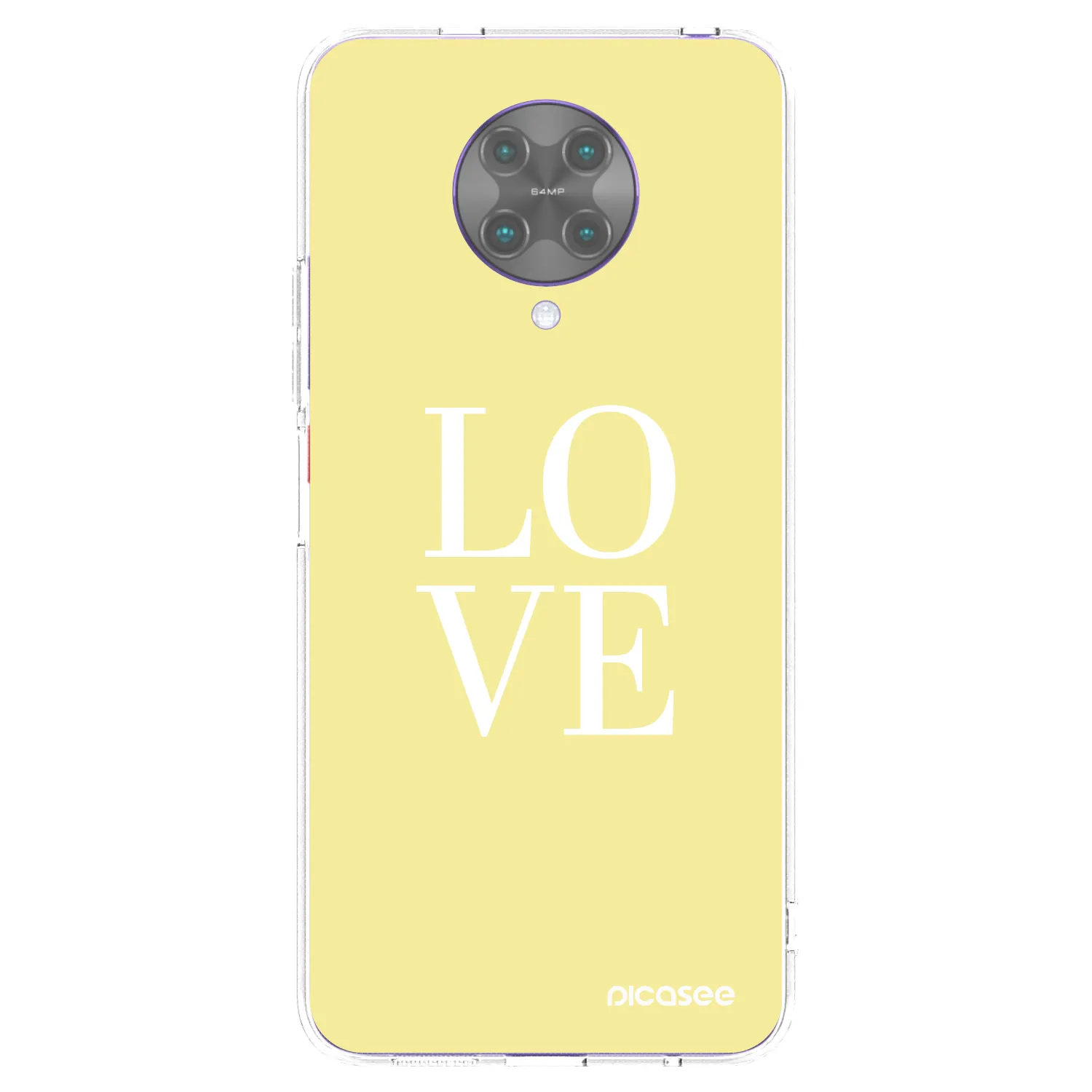 Picasee husă transparentă din silicon pentru Xiaomi Poco F2 Pro - Love