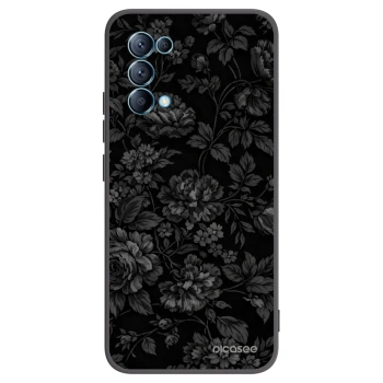 Picasee husă neagră din silicon pentru OPPO Reno 5 5G - Dark Romance