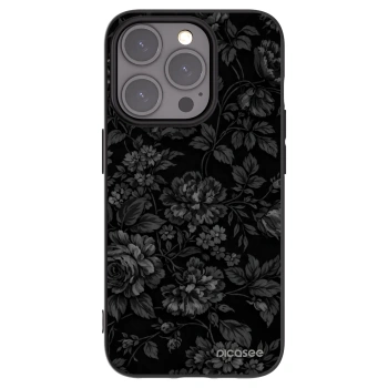 Picasee husă neagră din silicon pentru Apple iPhone 15 Pro - Dark Romance