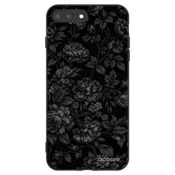 Picasee husă neagră din silicon pentru Apple iPhone 7 Plus - Dark Romance