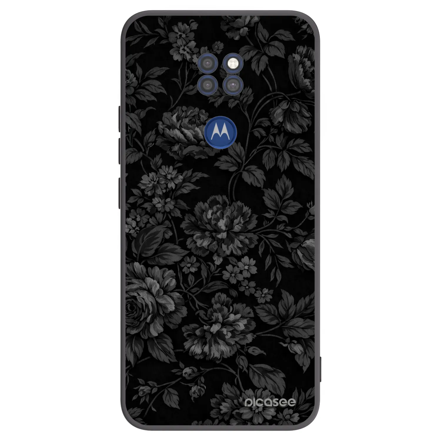 Picasee husă neagră din silicon pentru Motorola Moto G9 Play - Dark Romance