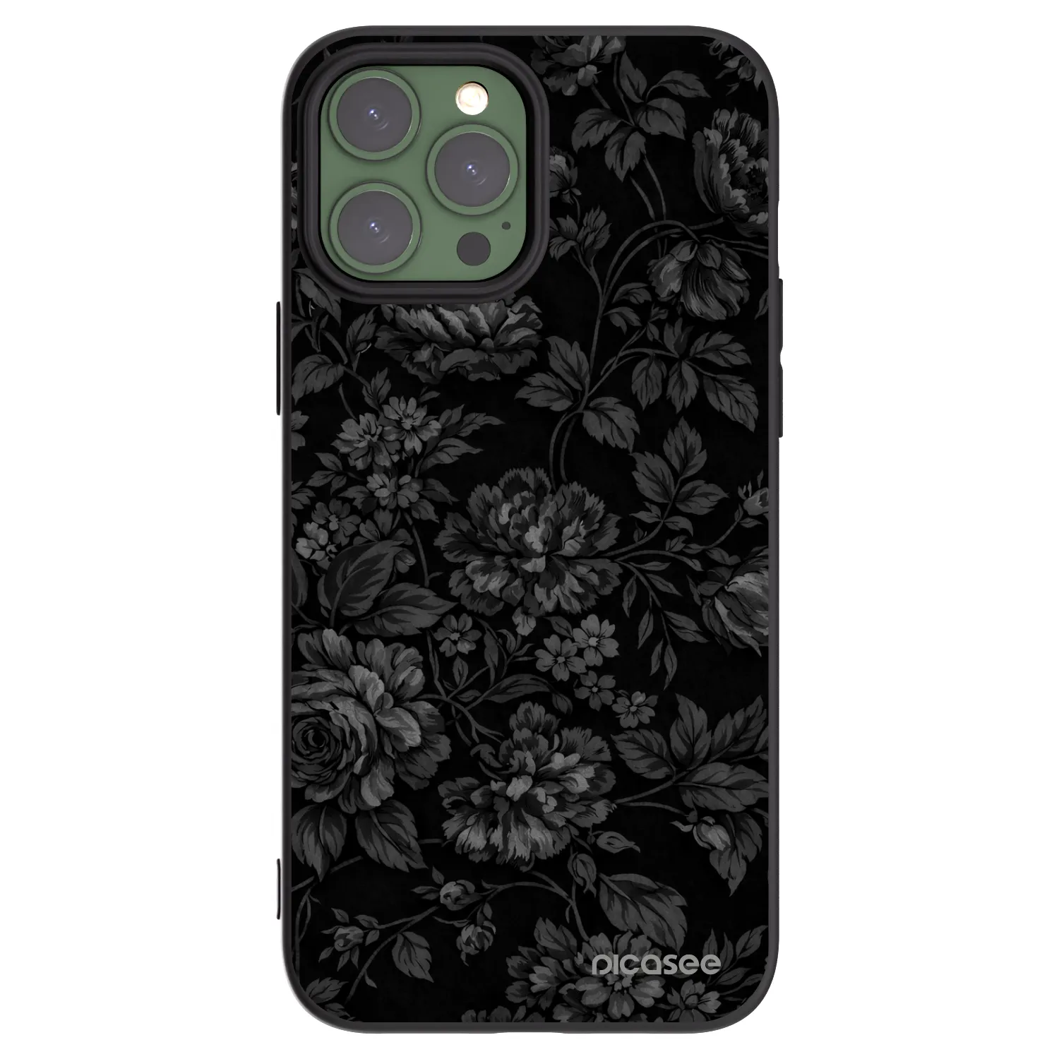 Picasee husă neagră din silicon pentru Apple iPhone 13 Pro Max - Dark Romance