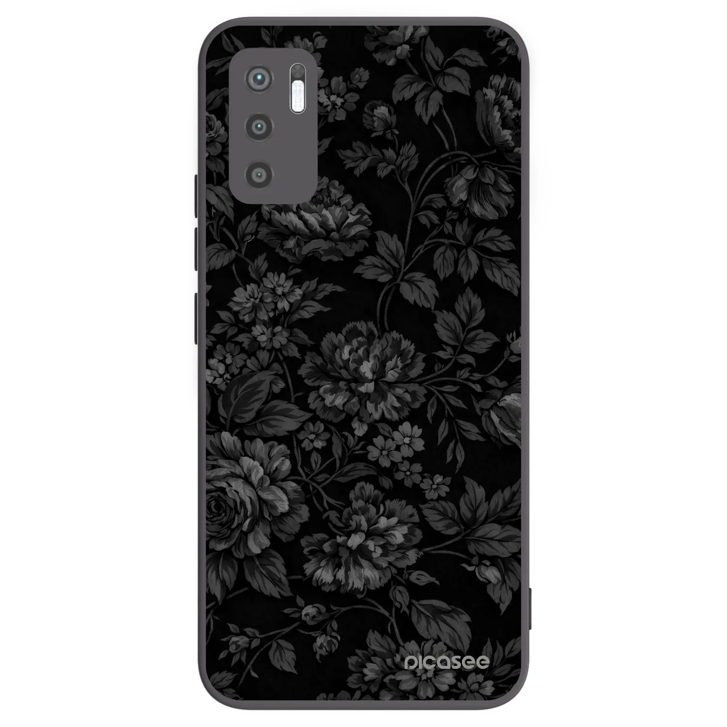 Picasee husă neagră din silicon pentru Xiaomi Redmi Note 10 5G - Dark Romance