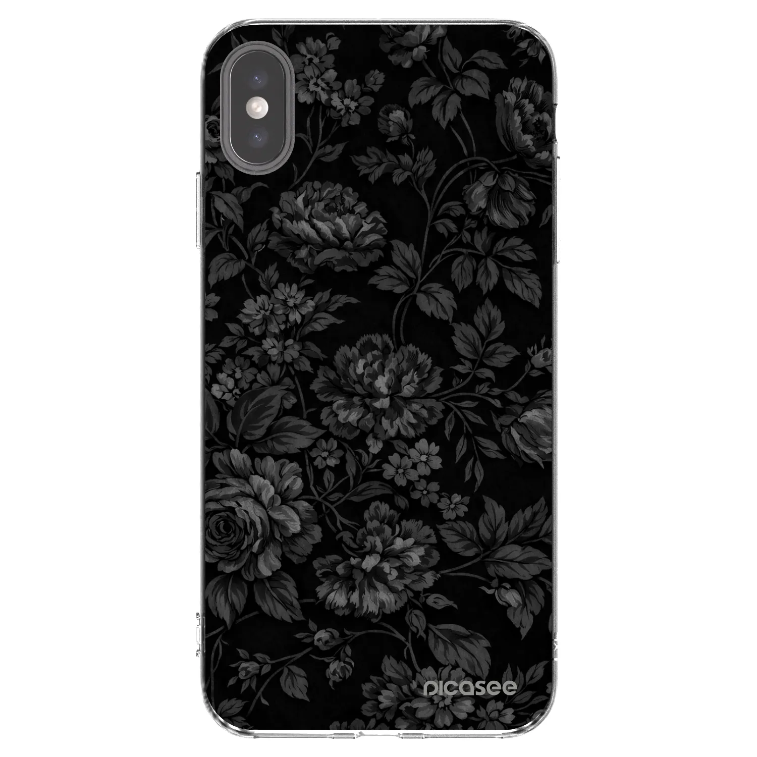 Picasee husă transparentă din silicon pentru Apple iPhone XS Max - Dark Romance