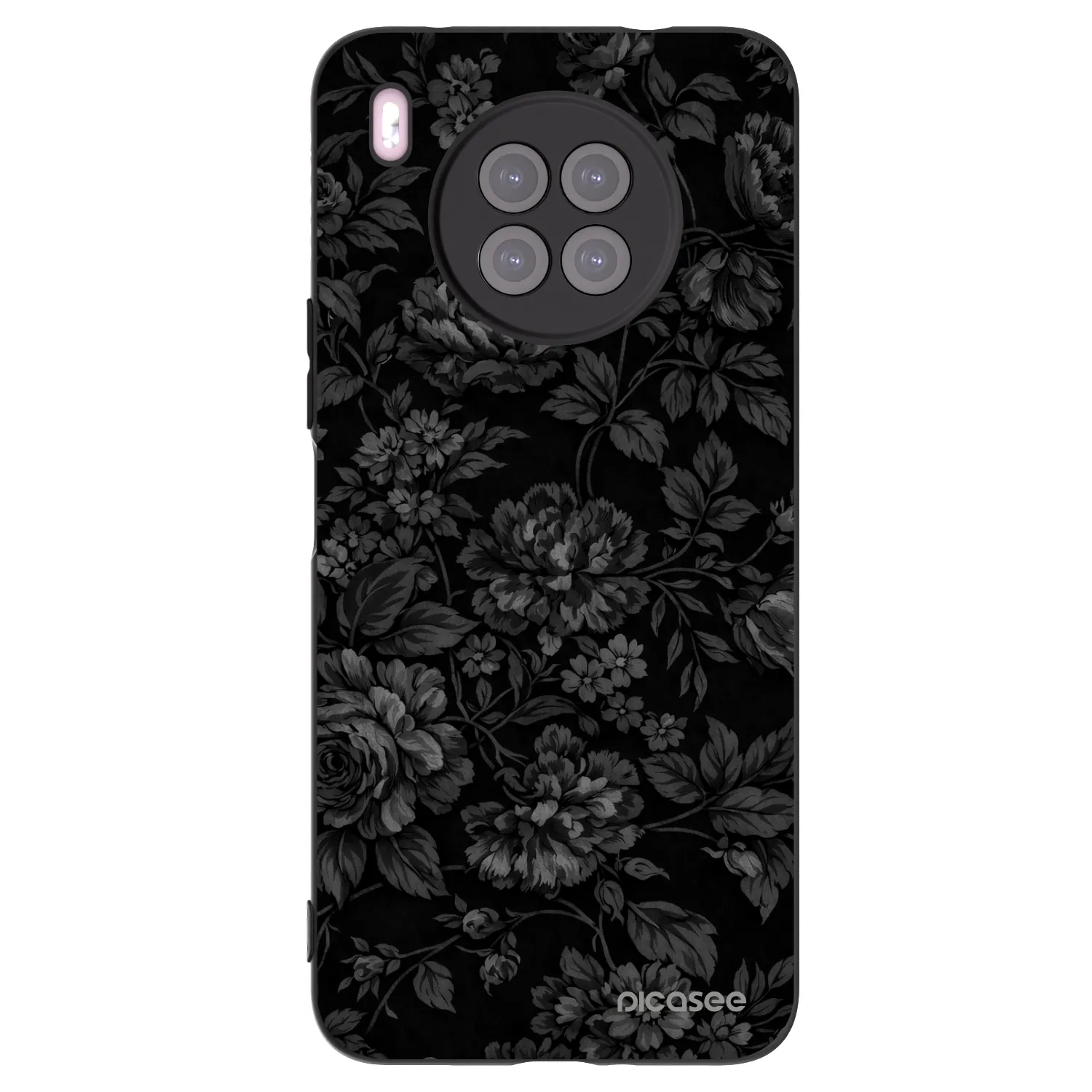 Picasee husă neagră din silicon pentru Huawei Nova 8i - Dark Romance