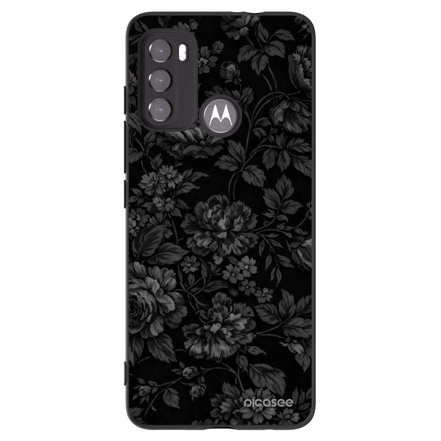 Picasee husă neagră din silicon pentru Motorola Moto G60 - Dark Romance