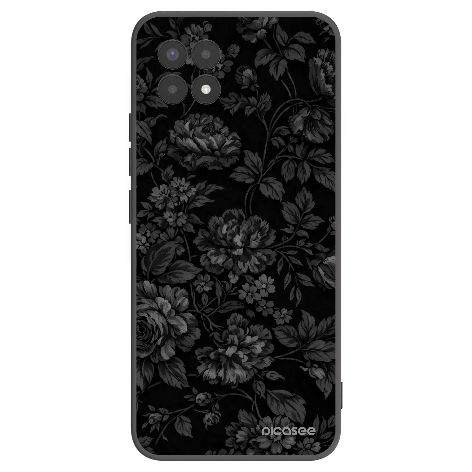 Picasee husă neagră din silicon pentru Realme 8i - Dark Romance