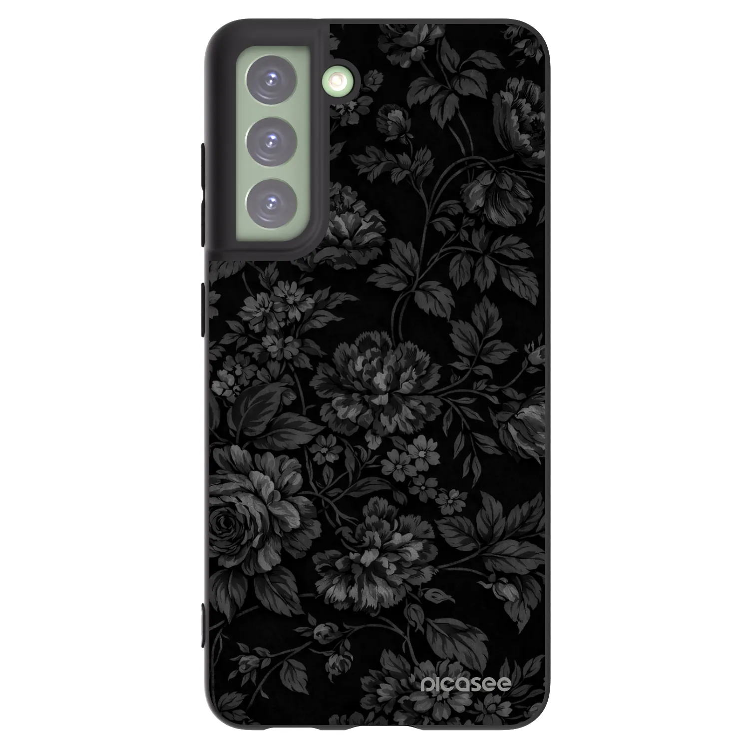 Picasee husă neagră din silicon pentru Samsung Galaxy S21 FE 5G - Dark Romance