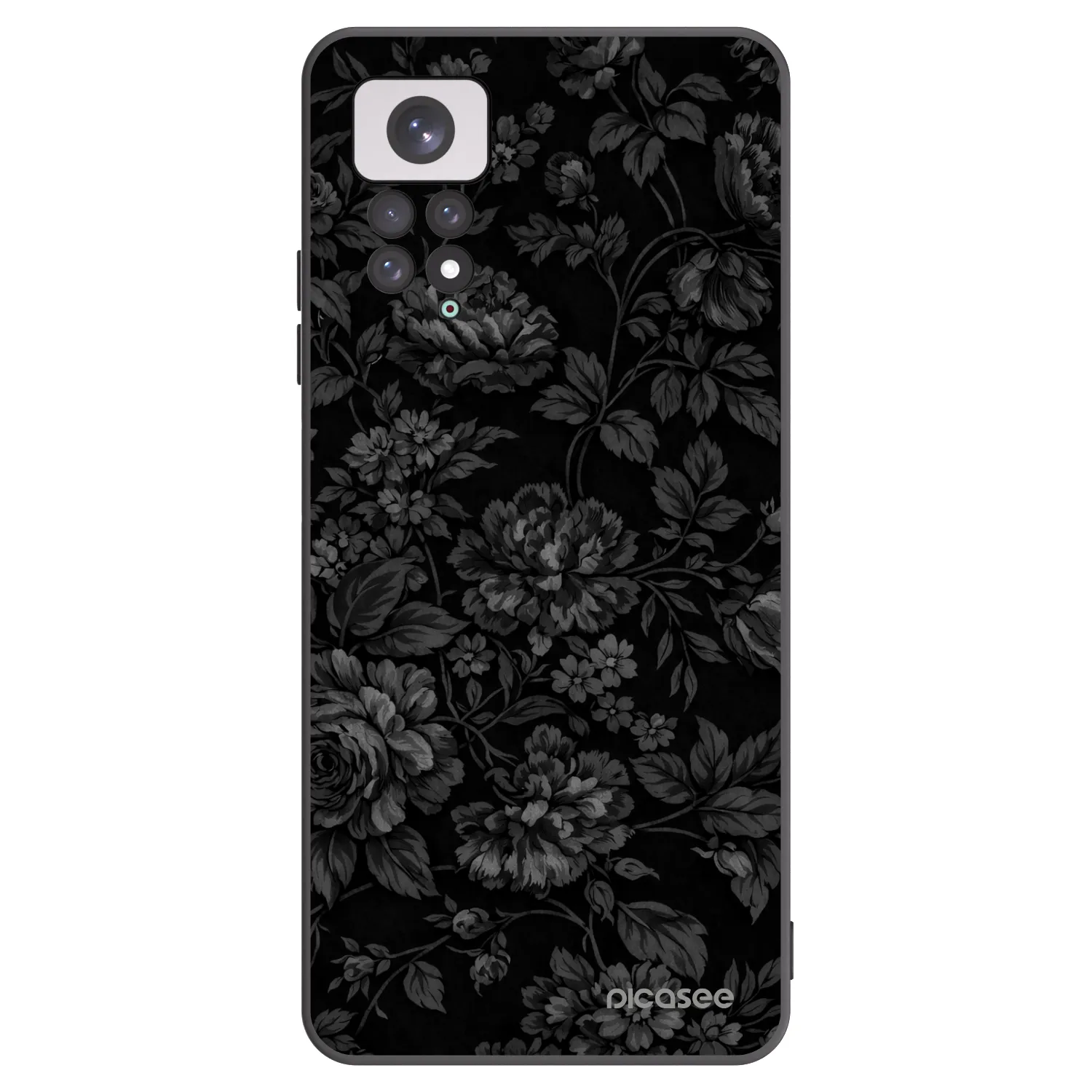Picasee husă neagră din silicon pentru Xiaomi Redmi Note 11 - Dark Romance