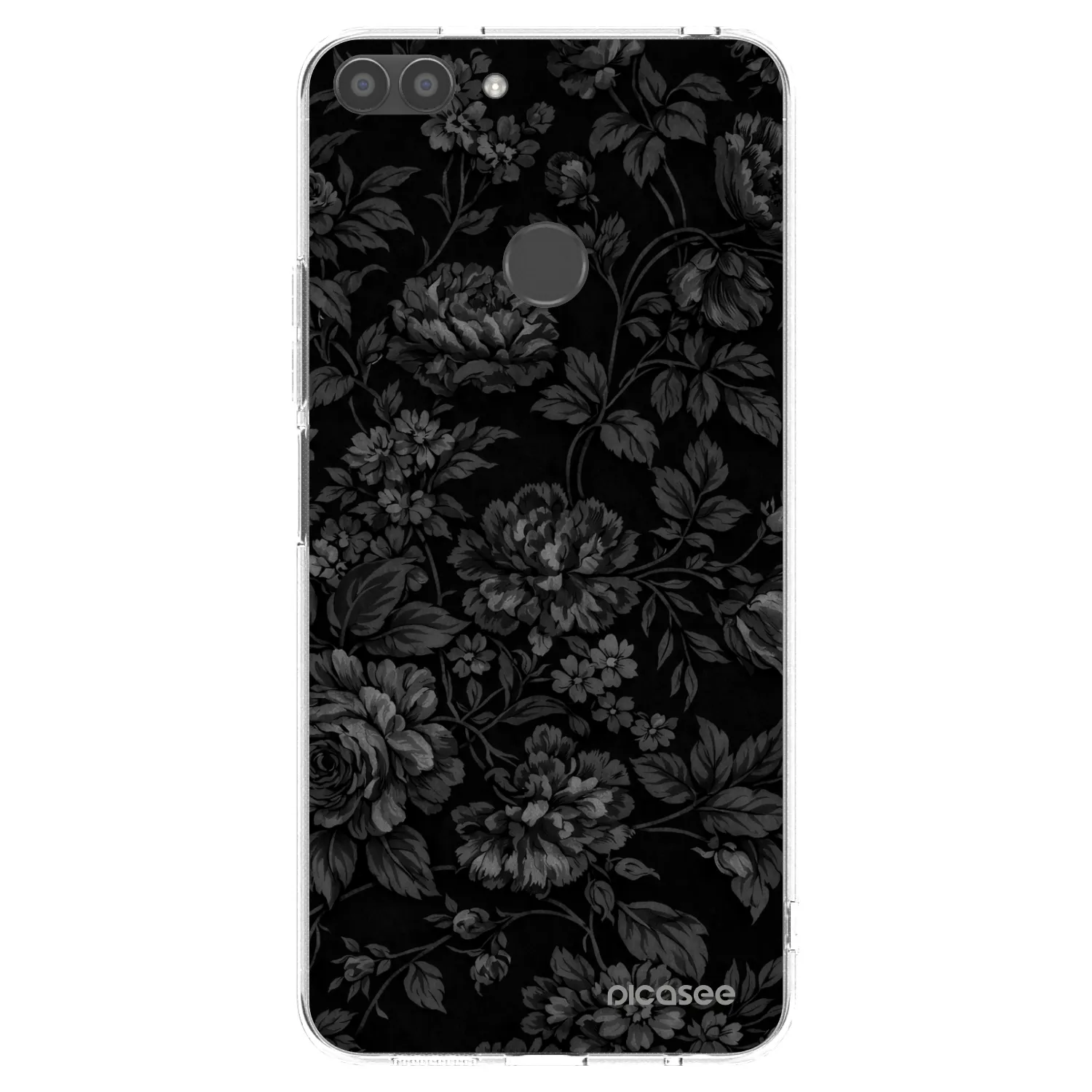 Picasee husă transparentă din silicon pentru Huawei P Smart - Dark Romance