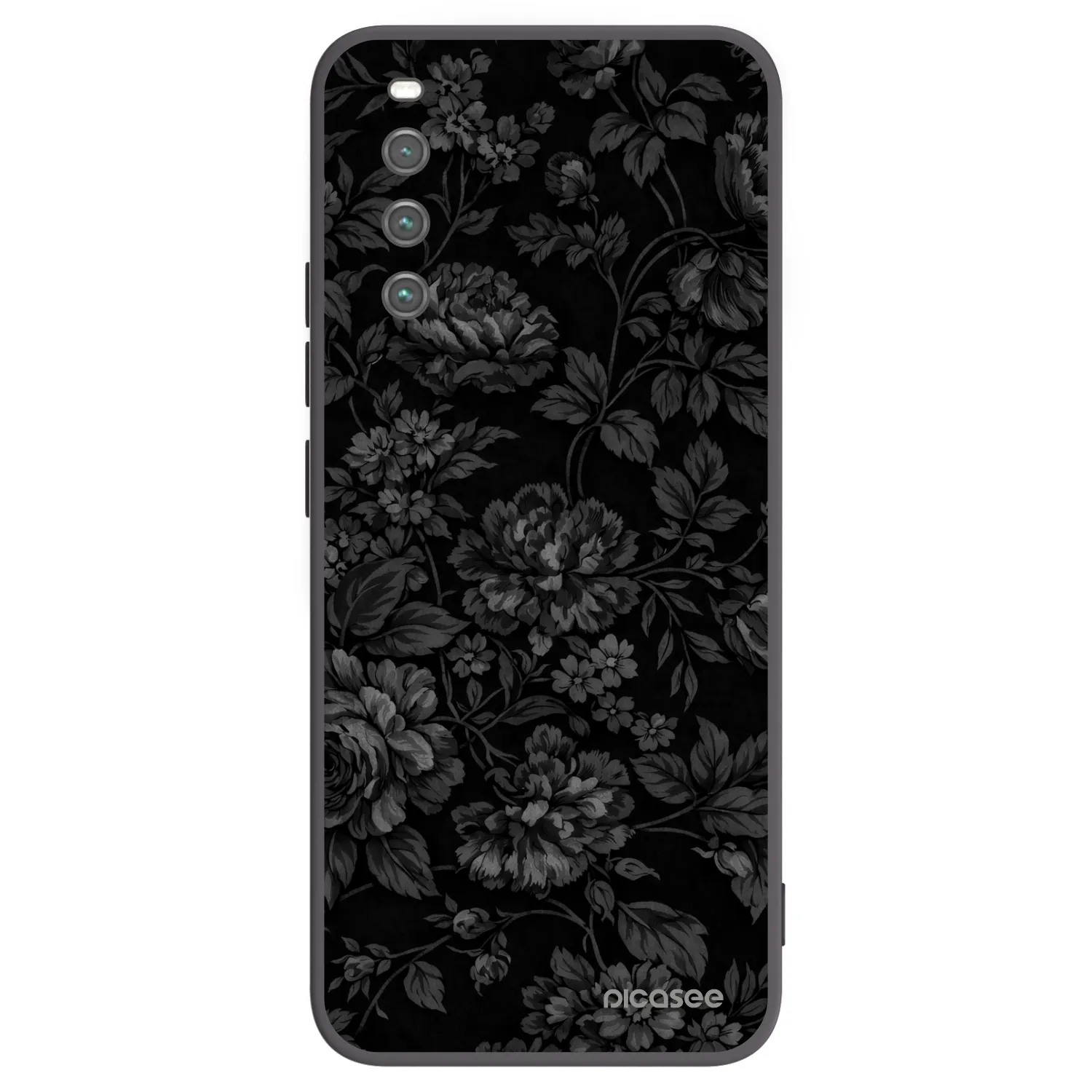 Picasee husă neagră din silicon pentru Sony Xperia 10 IV 5G - Dark Romance