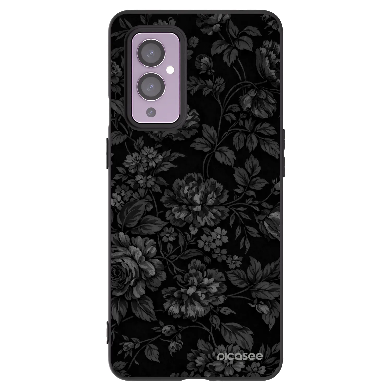 Picasee husă neagră din silicon pentru OnePlus 9 - Dark Romance