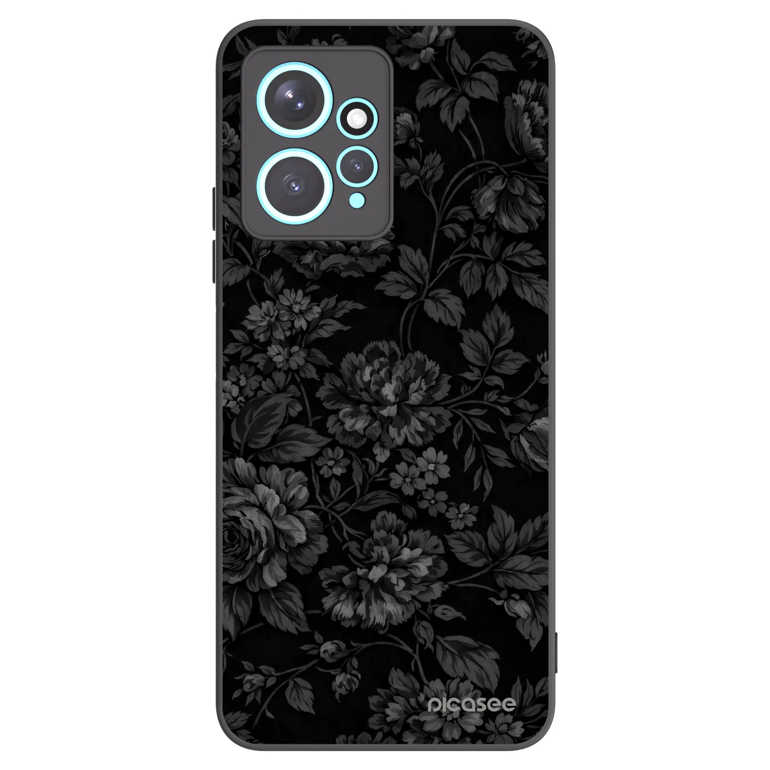 Picasee husă neagră din silicon pentru Xiaomi Redmi Note 12 4G - Dark Romance