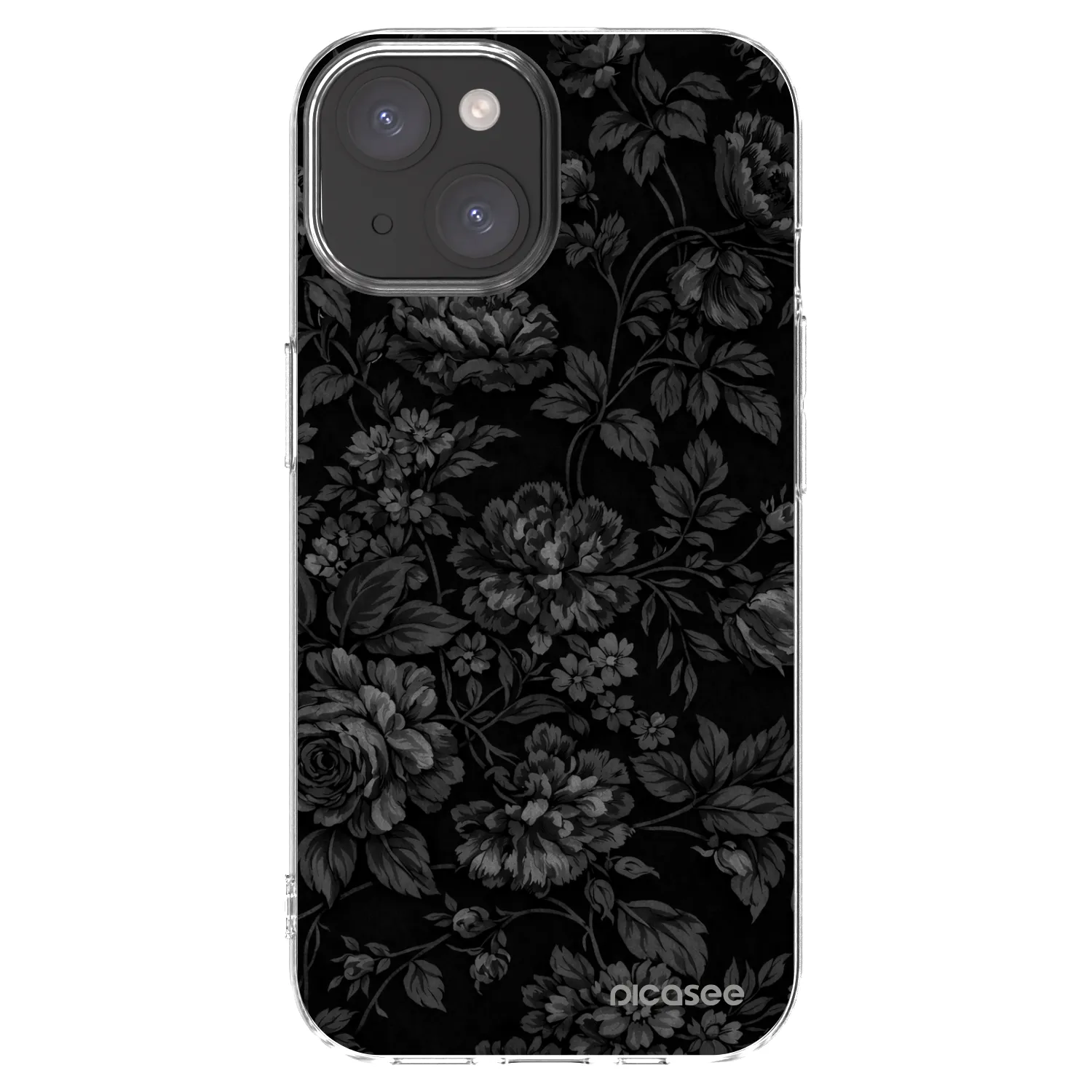 Picasee husă transparentă din silicon pentru Apple iPhone 15 - Dark Romance