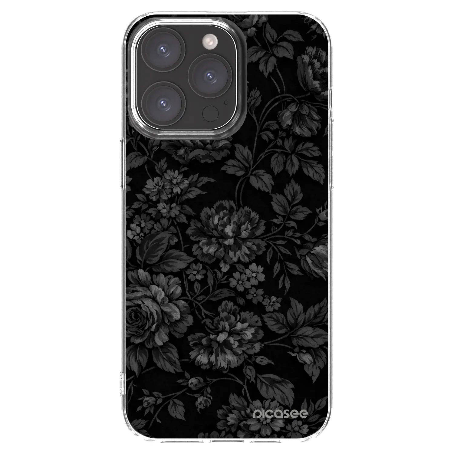 Picasee husă transparentă din silicon pentru Apple iPhone 15 Pro Max - Dark Romance